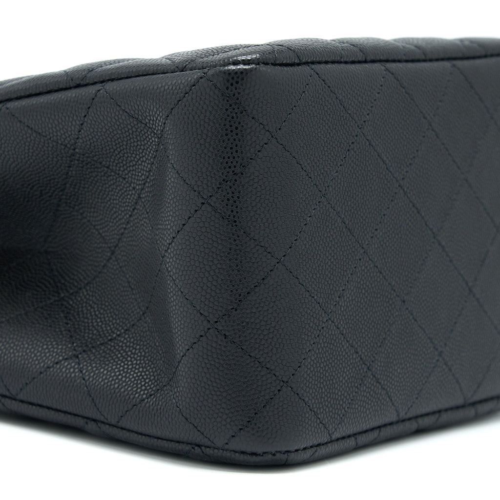 CHANEL 22S MINI BUCKET BAG CAVIAR BLACK LGHW (MICROCHIP)