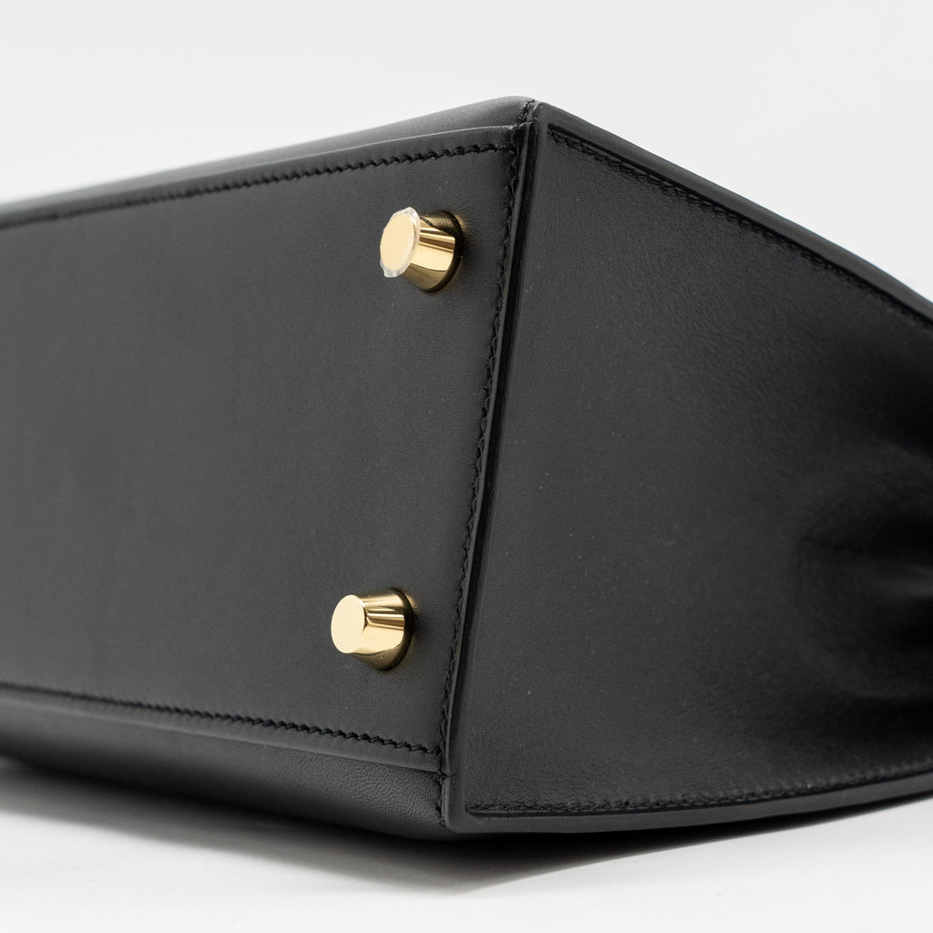 HERMES KELLY 25 SOMBRERO BLACK GHW