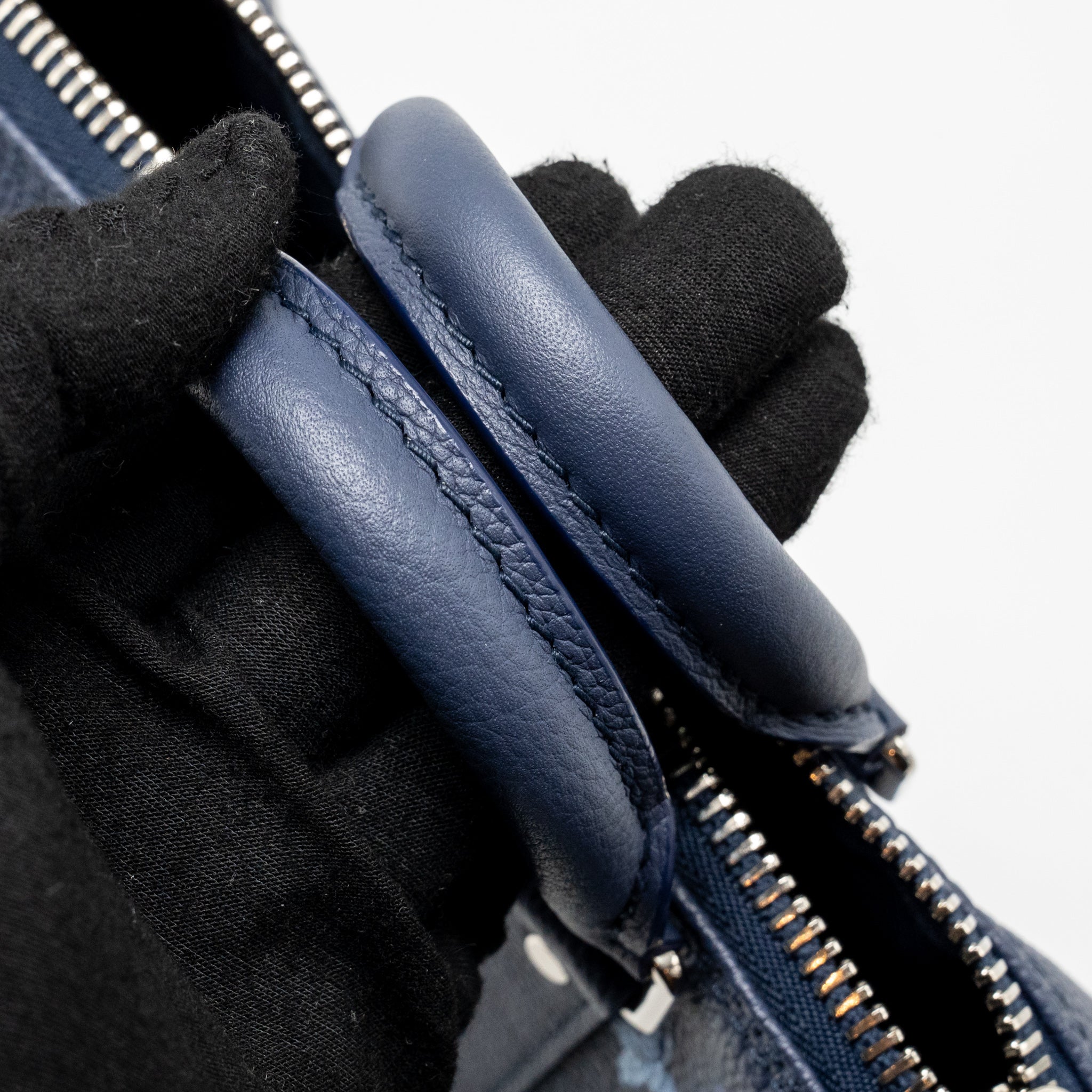LOUIS VUITTON KEEPALL XS CALFSKIN WATERCOLOUR NAVY SHW