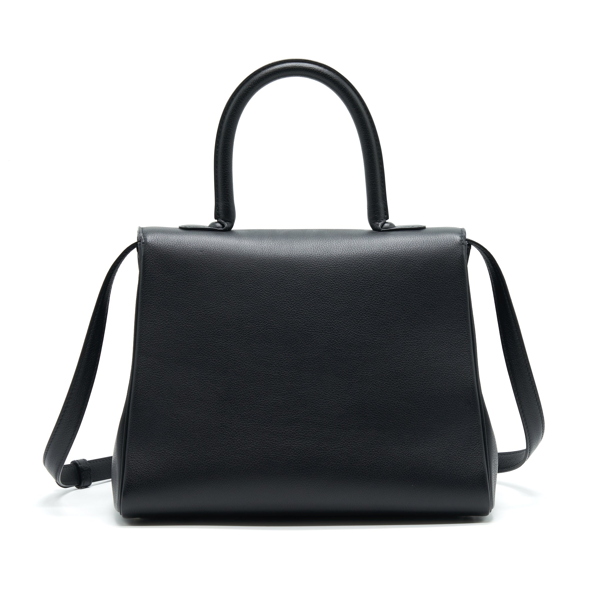 DELVAUX BRILLIANT MM BLACK SHW CALFSKIN