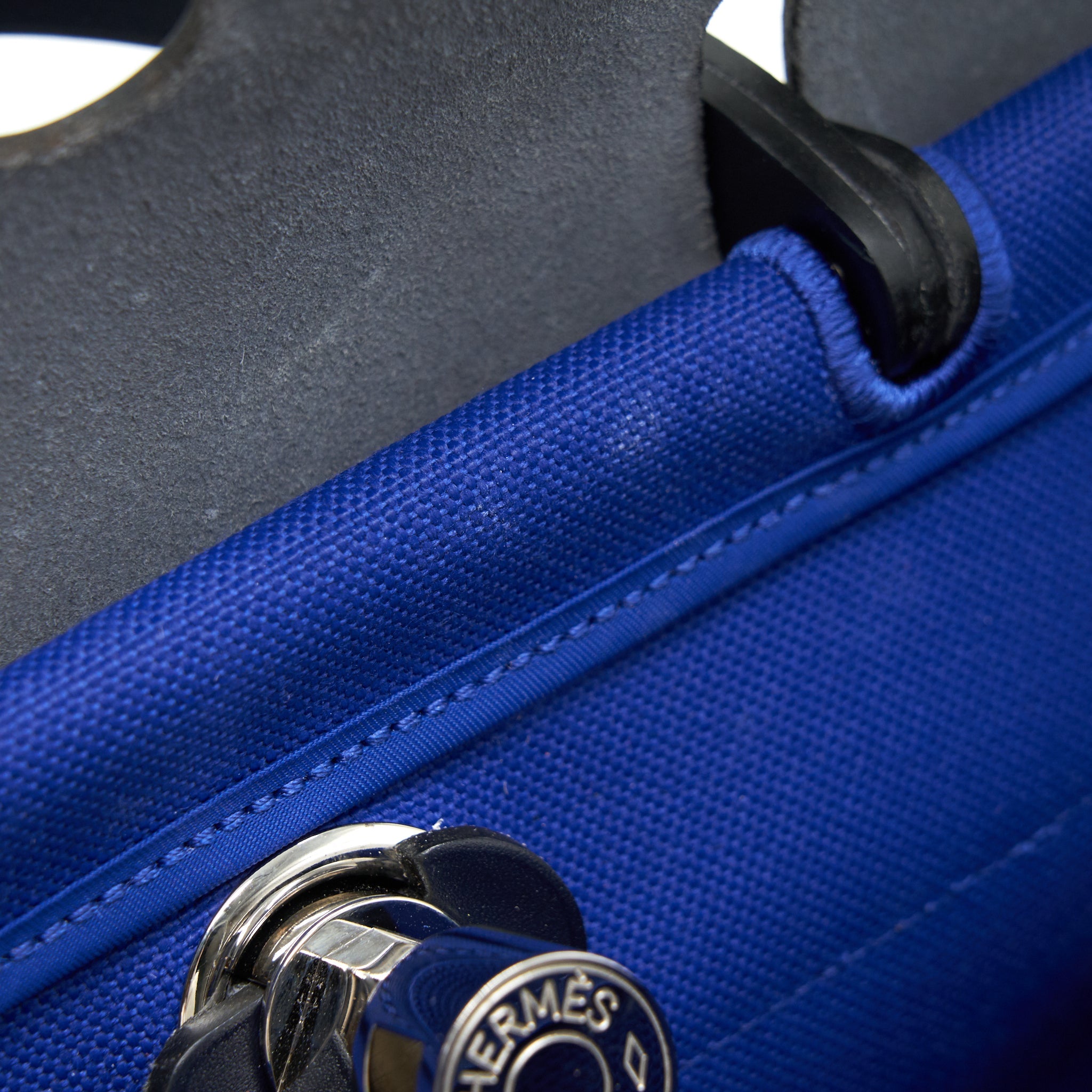 HERMES HERBAG ZIP 31 BAG BLUE ELECTRIC/ BLUE INDIGO WITH TWILLY