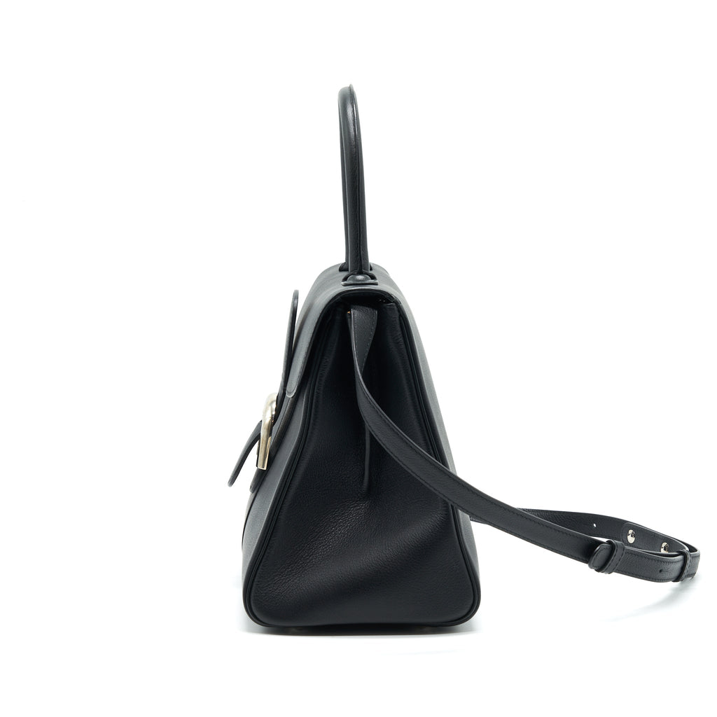 DELVAUX BRILLIANT MM BLACK SHW CALFSKIN