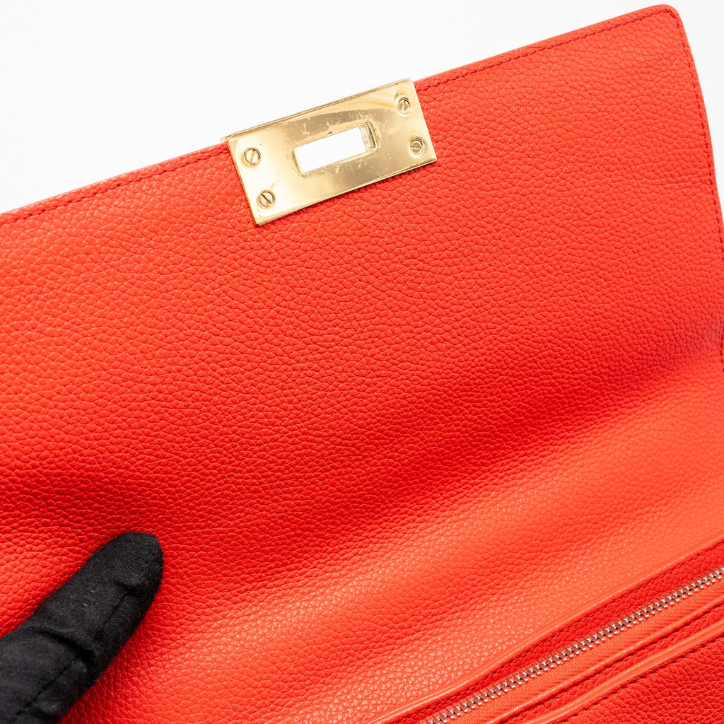 BALENCIAGA BACKPACK CALFSKIN RED GHW