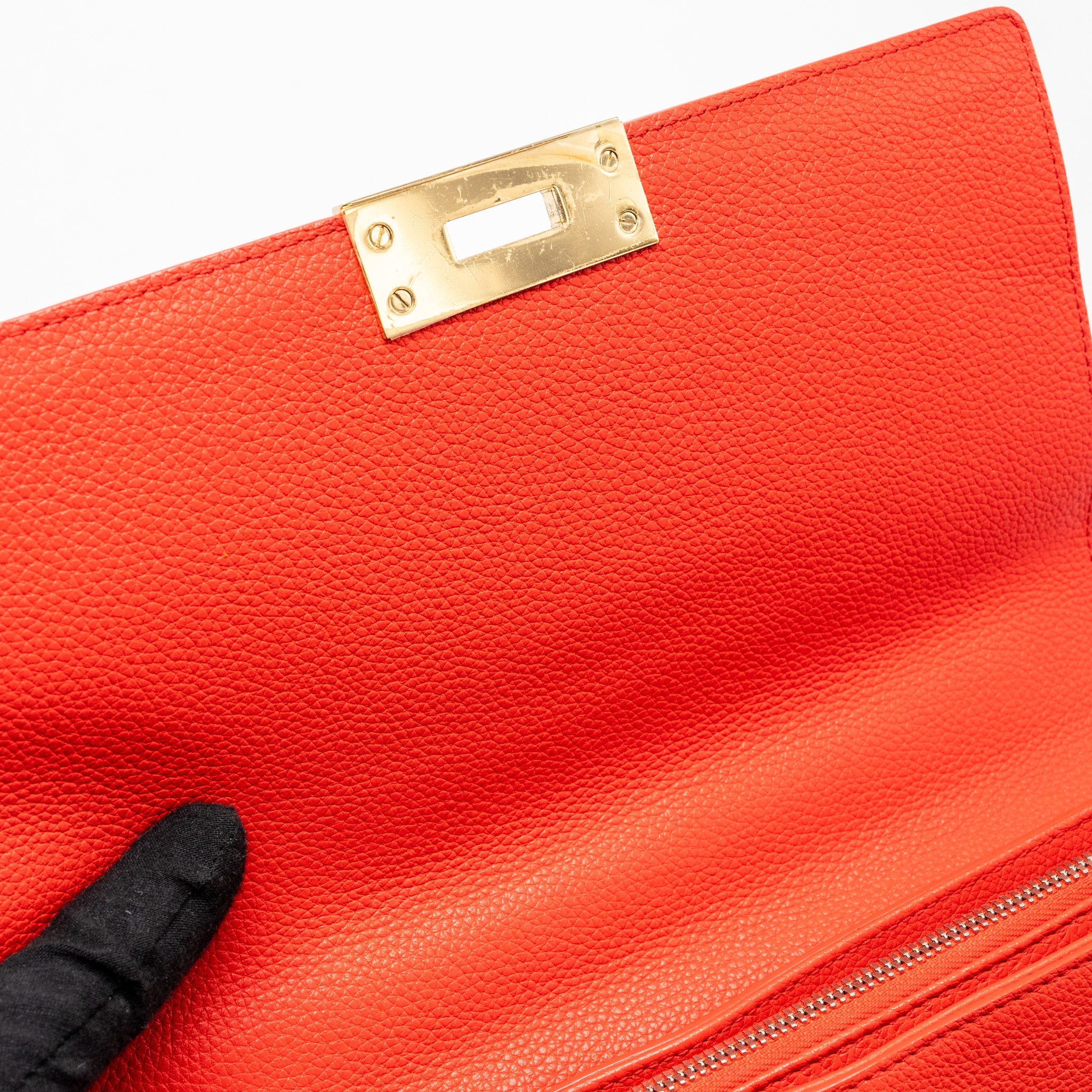 BALENCIAGA BACKPACK CALFSKIN RED GHW