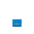 HERMES ROULIS SLIM WALLET EVERCOLOR BLEU FRIDA/ROSE MEXICO GHW