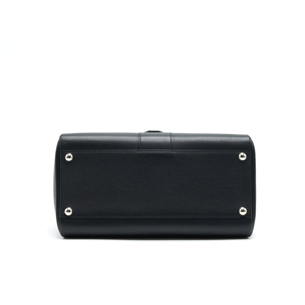 DELVAUX BRILLIANT MM BLACK SHW CALFSKIN