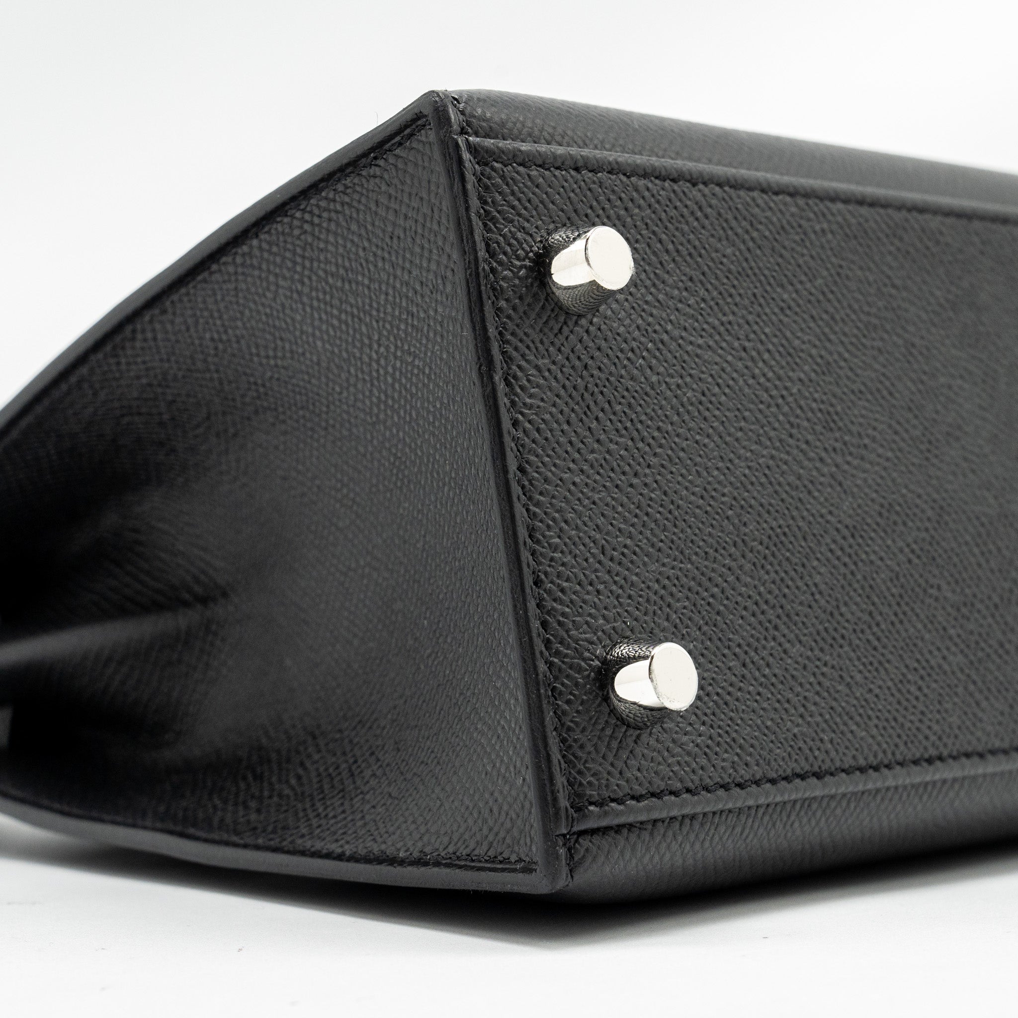 HERMES KELLY 25 EPSOM BLACK SHW