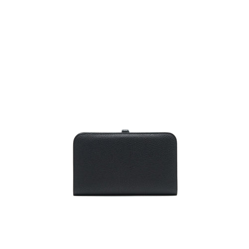HERMES DOGON DUO WALLET IN BLACK TOGO SHW