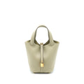 HERMES PICOTIN 18 LOCK BAG CLEMENCE SAUGE GHW