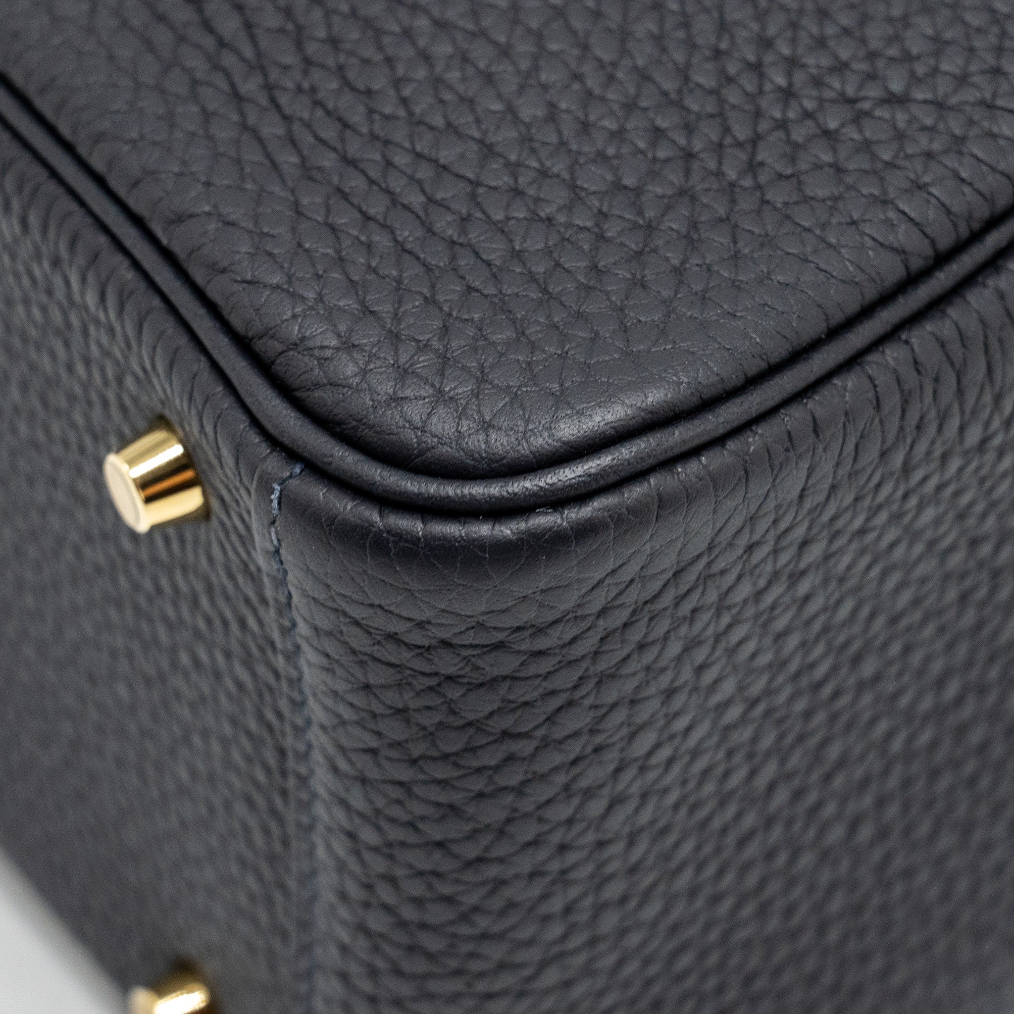 HERMES MINI LINDY CLEMENCE CABAN GHW