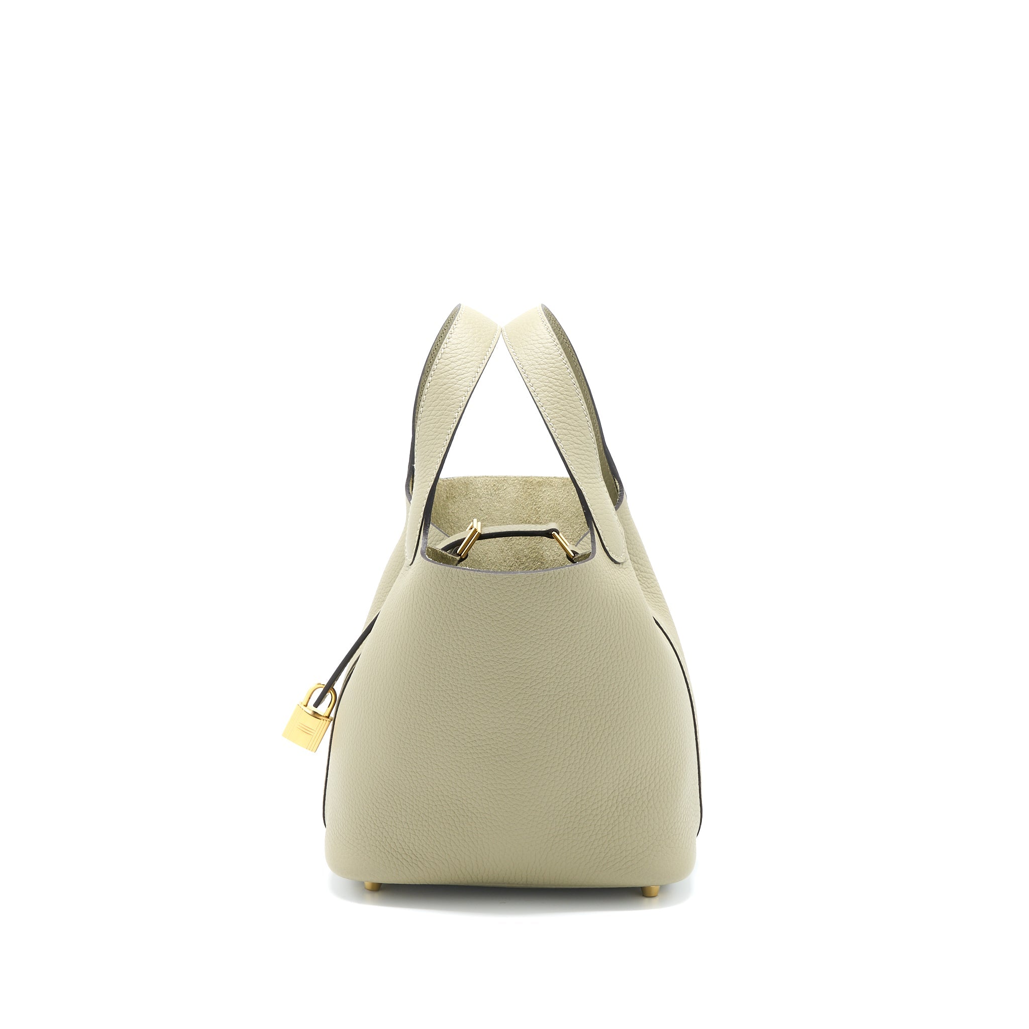 HERMES PICOTIN 18 LOCK BAG CLEMENCE SAUGE GHW