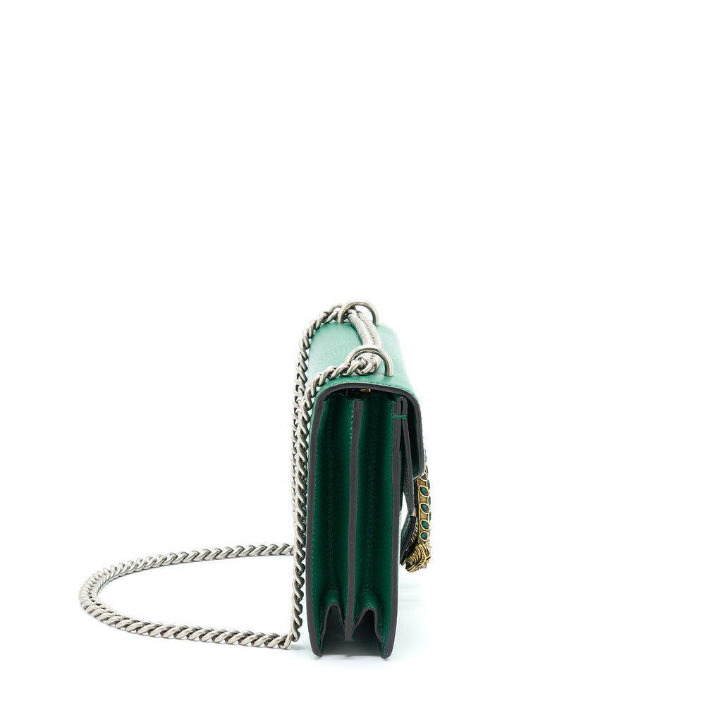 GUCCI SMALL DIONYSUS BAG GREEN MULTICOLOUR HARDWARE