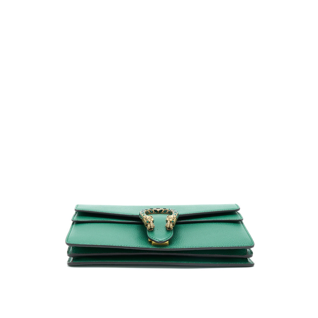GUCCI SMALL DIONYSUS BAG GREEN MULTICOLOUR HARDWARE