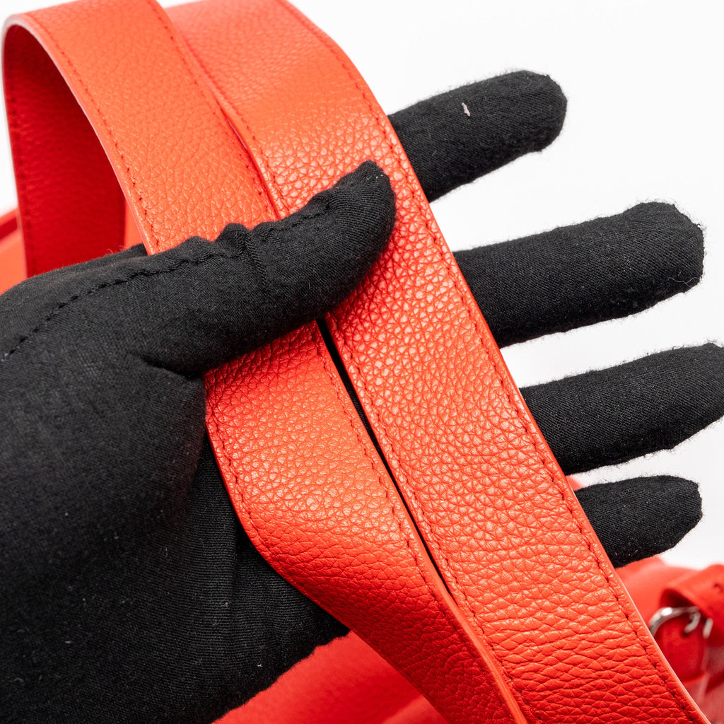 BALENCIAGA BACKPACK CALFSKIN RED GHW