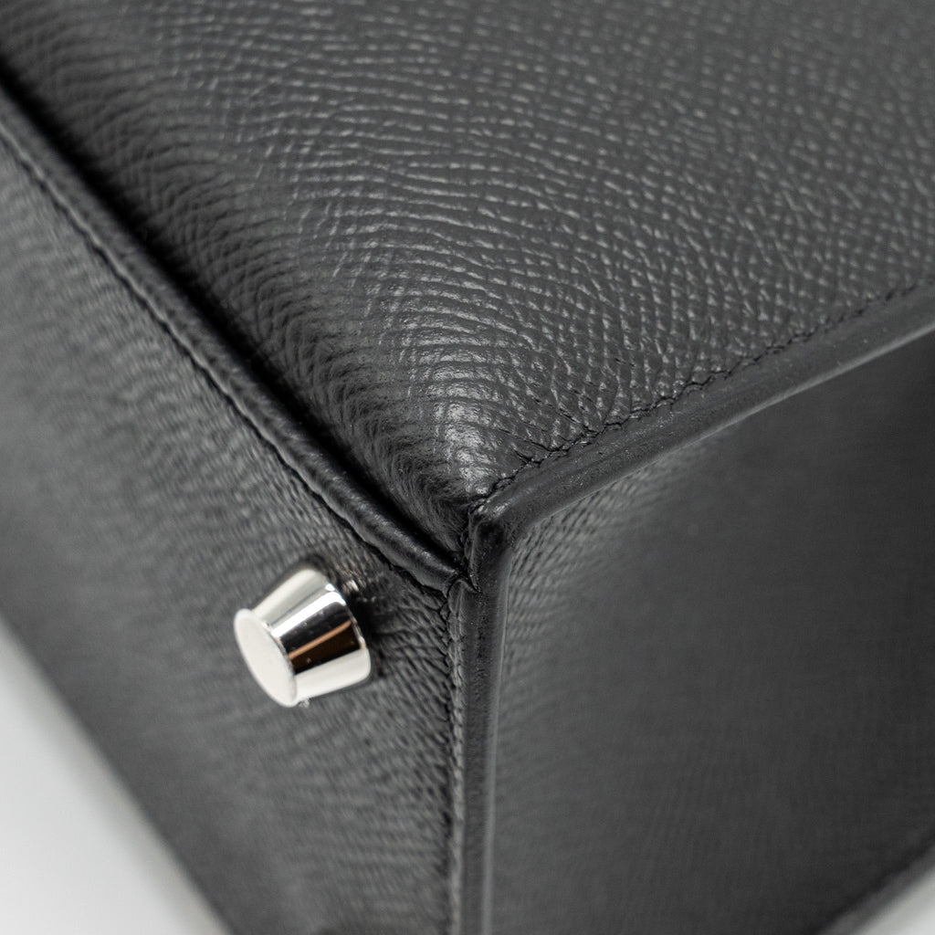 HERMES KELLY 25 EPSOM BLACK SHW