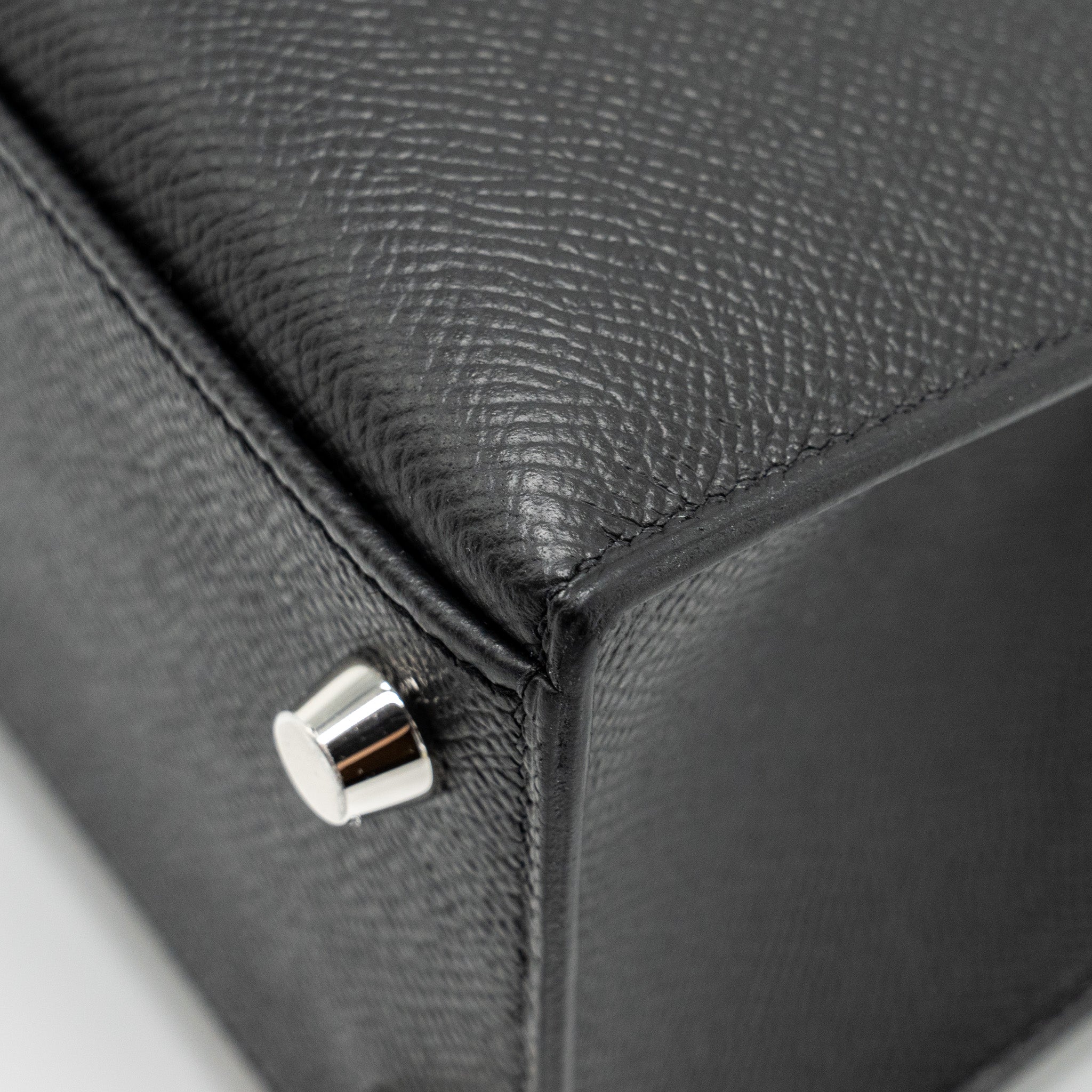 HERMES KELLY 25 EPSOM BLACK SHW