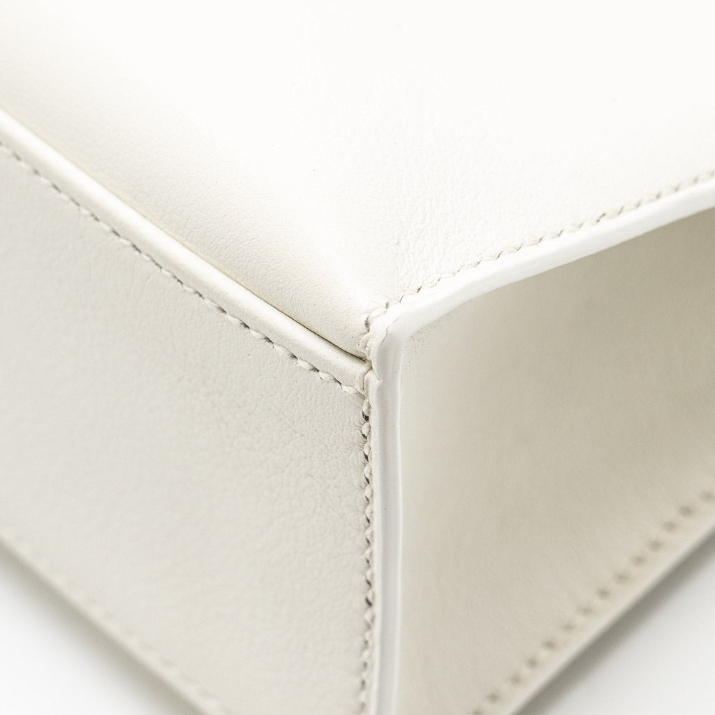 HERMES KELLY POCHETTE SWIFT 01 BLANC GHW