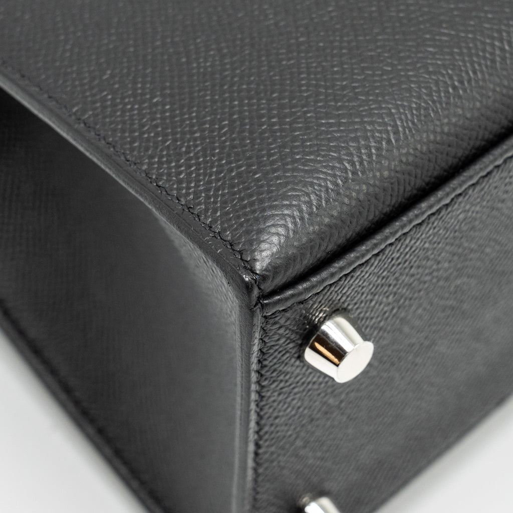 HERMES KELLY 25 EPSOM BLACK SHW