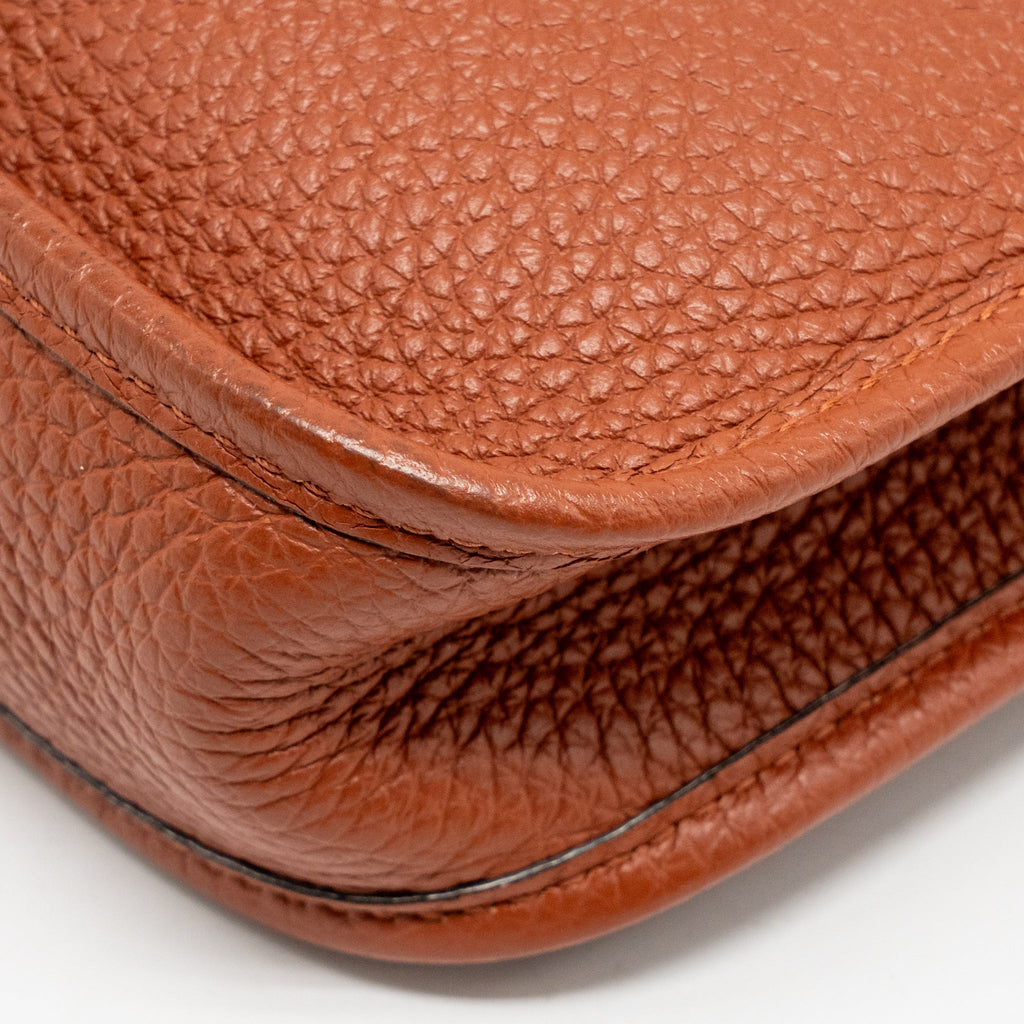 HERMES MINI EVELYNE CLEMENCE 6C CUIVRE/MULTICOLOUR GHW