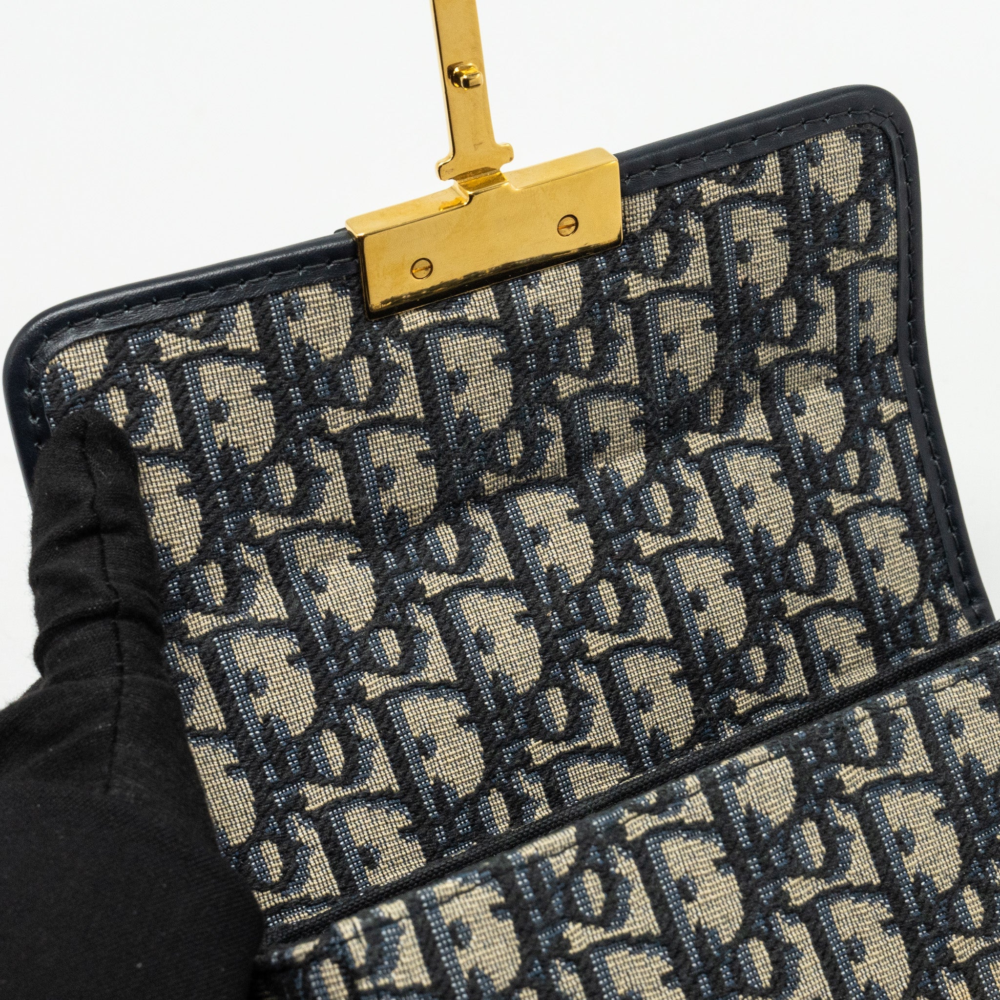 DIOR 30 MONTAIGNE BOX BLUE OBLIQUE JACQUARD GHW