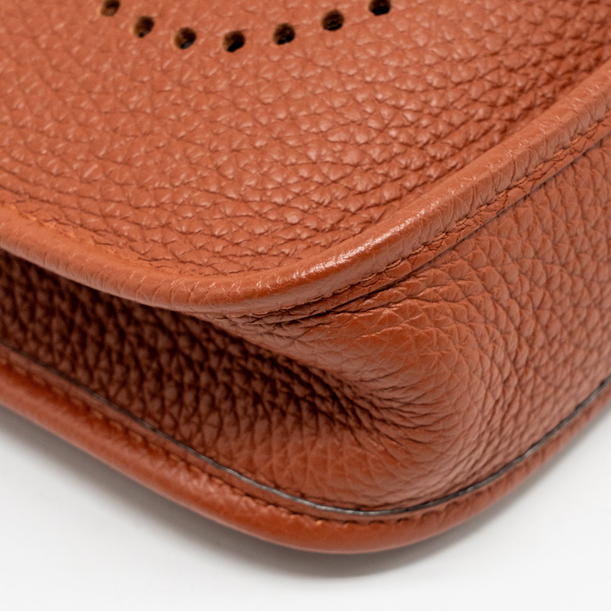 HERMES MINI EVELYNE CLEMENCE 6C CUIVRE/MULTICOLOUR GHW