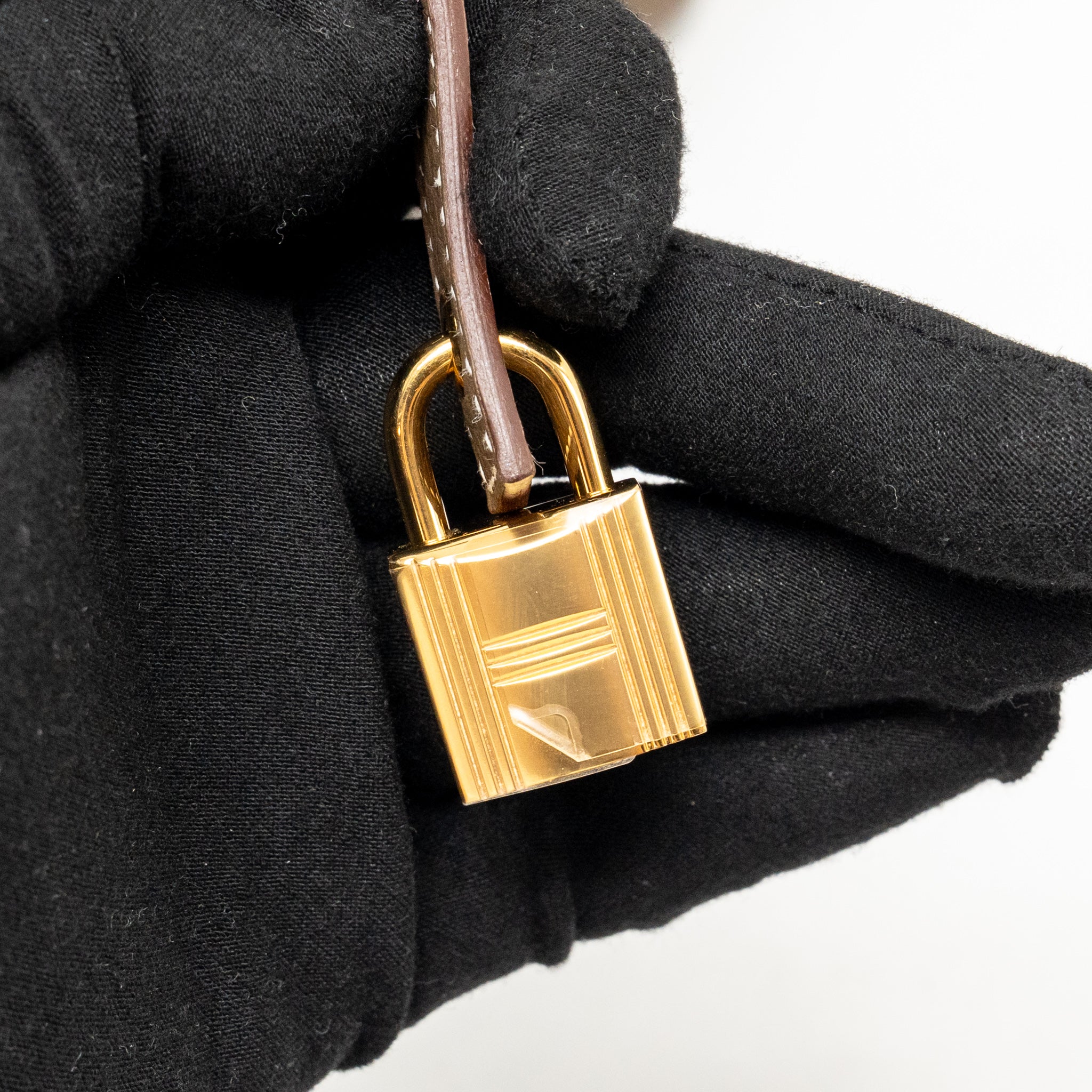 HERMES PICTON 18 LOCK BAG CLEMENCE ETOUPE GHW