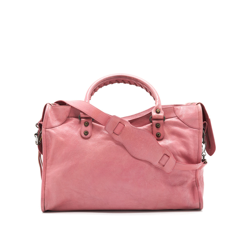 BALENCIAGA CLASSIC CITY BAG IN PINK