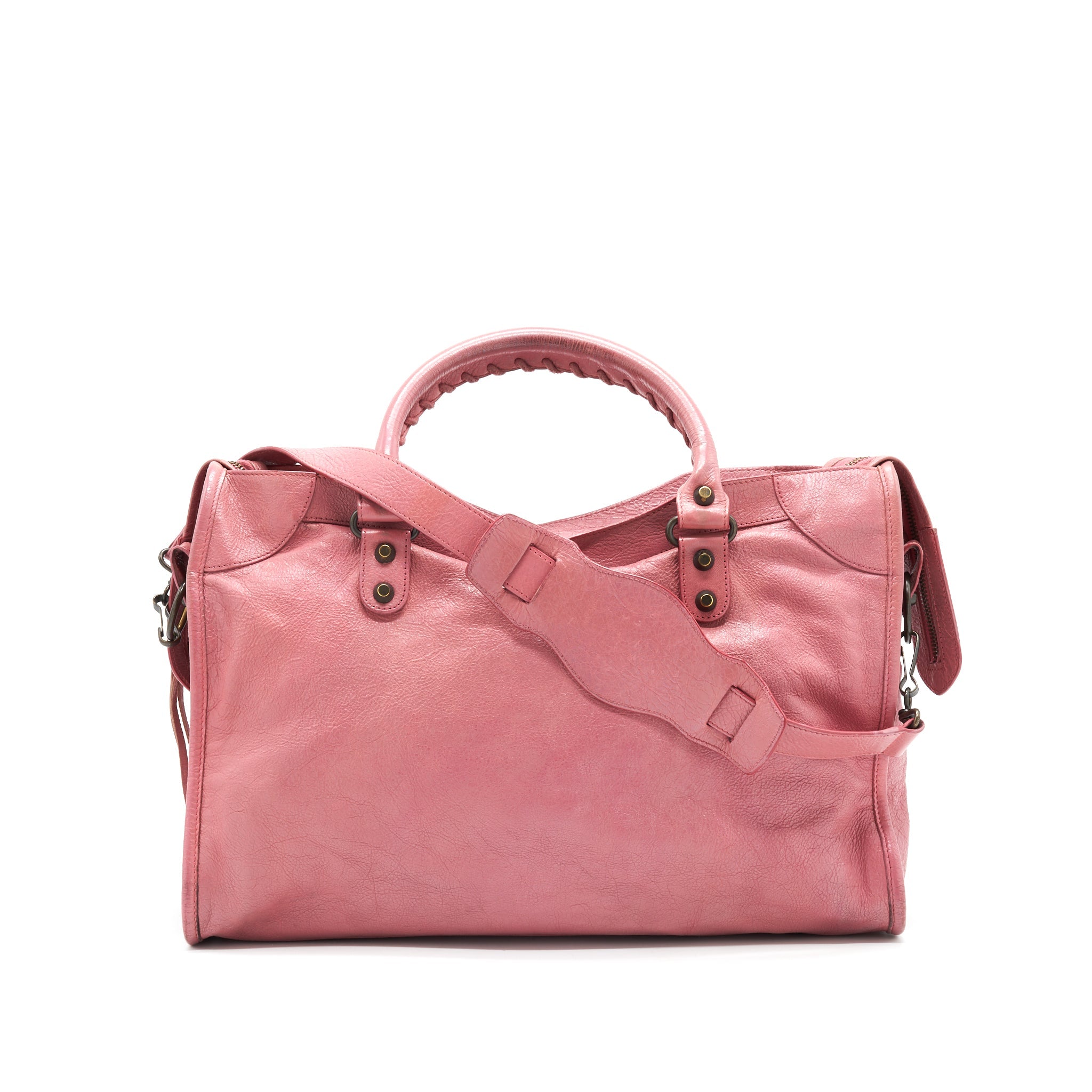 BALENCIAGA CLASSIC CITY BAG IN PINK