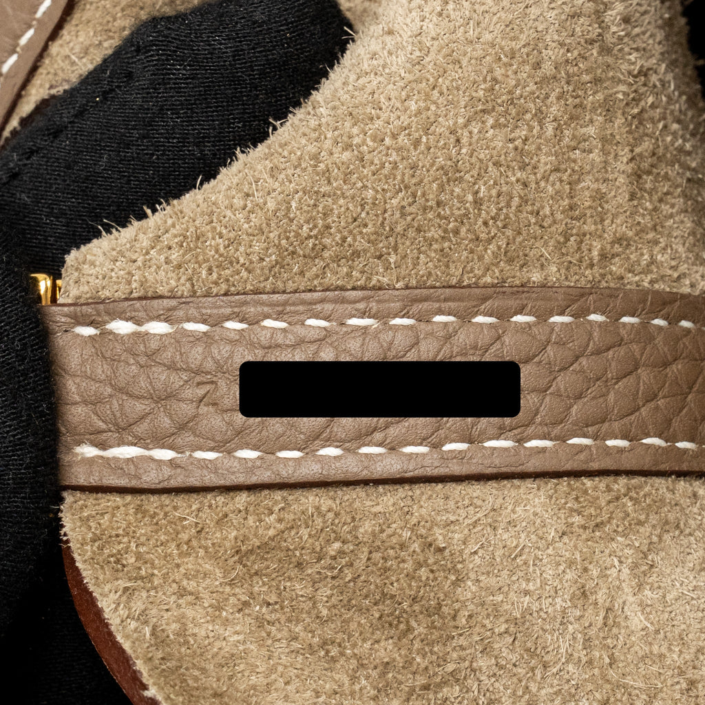 HERMES PICTON 18 LOCK BAG CLEMENCE ETOUPE GHW