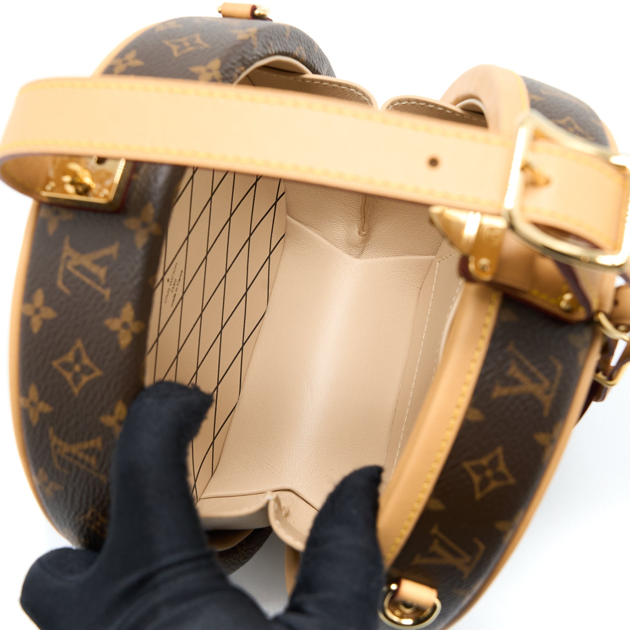 LOUIS VUITTON PETITE BOITE CHAPEAU MONOGRAM CANVAS GHW