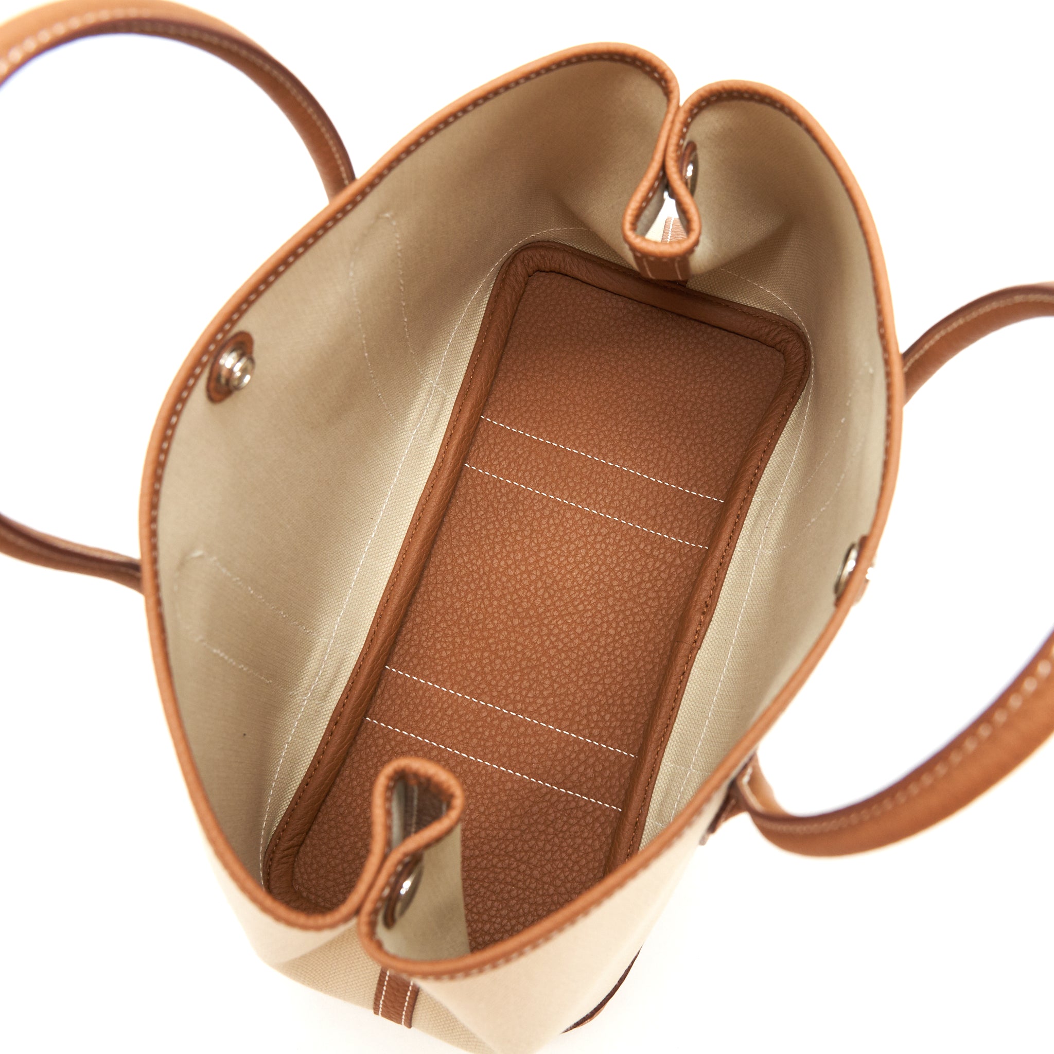 HERMES GARDEN PARTY 30 CANVAS GOLD SHW