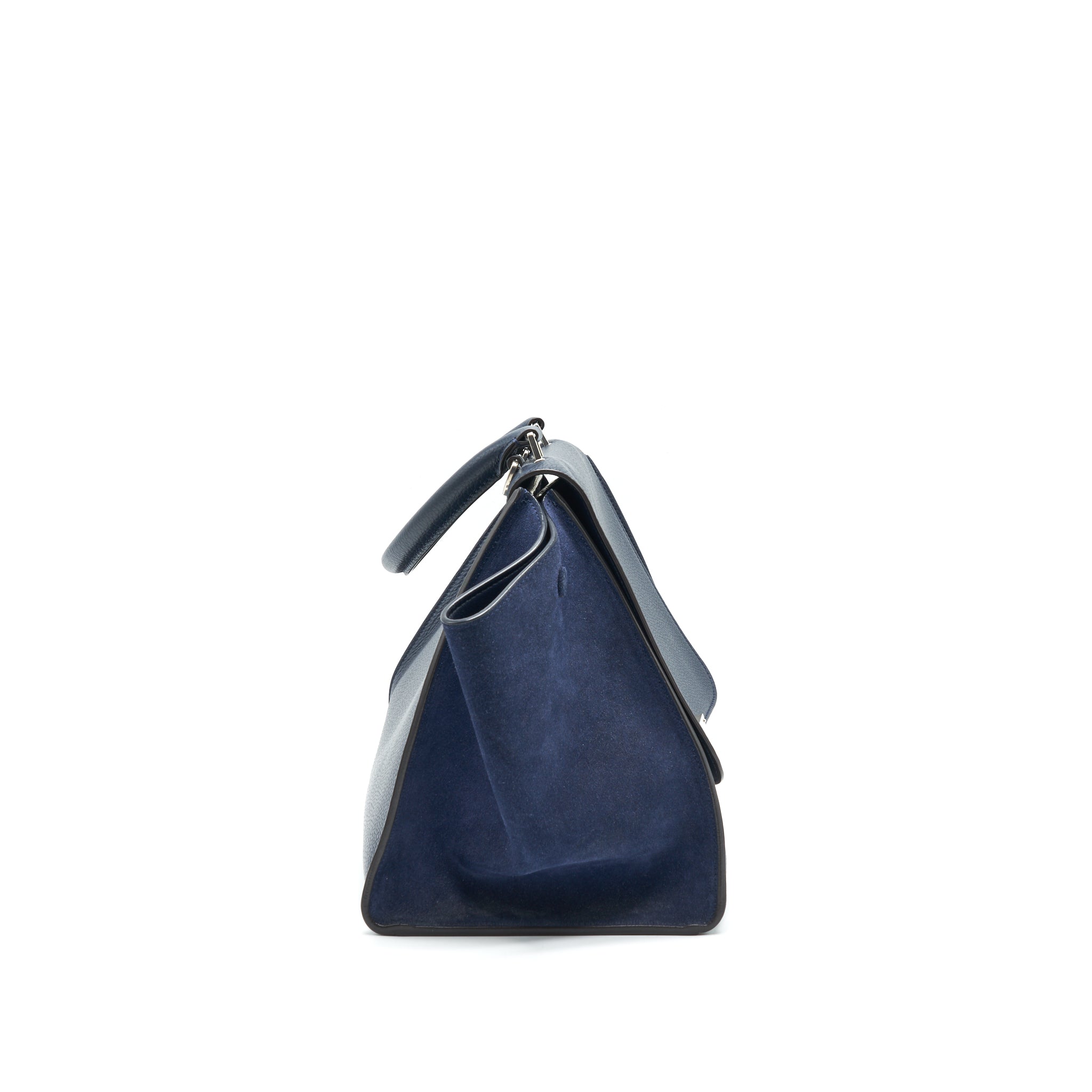 CELINE TRAPEZE BAG NAVY WITH SHW