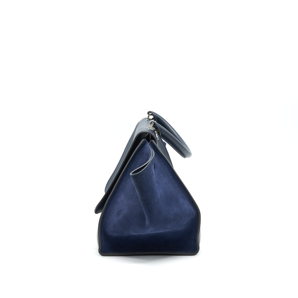 CELINE TRAPEZE BAG NAVY WITH SHW