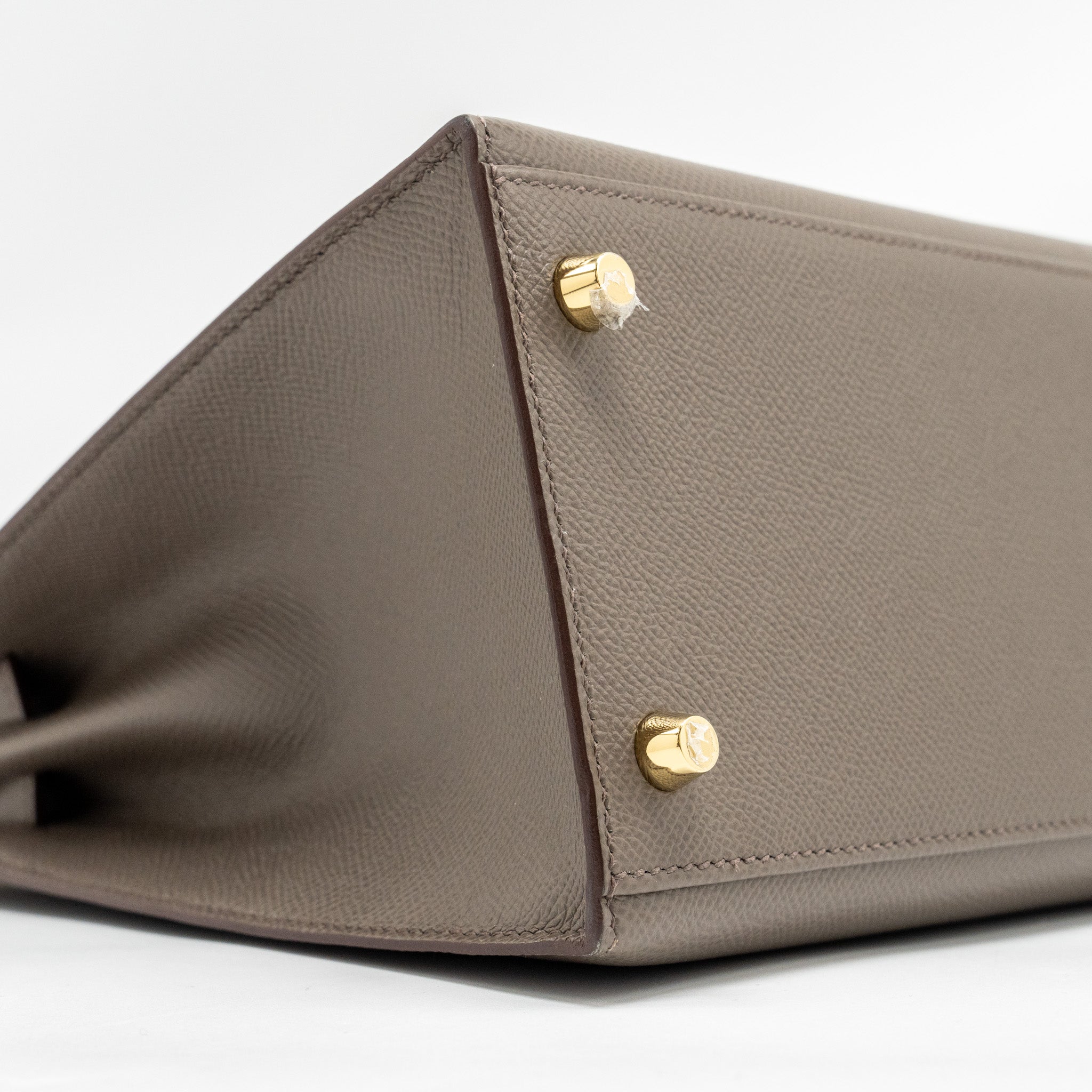 HERMES KELLY 28 EPSOM GRIS ETAIN GHW
