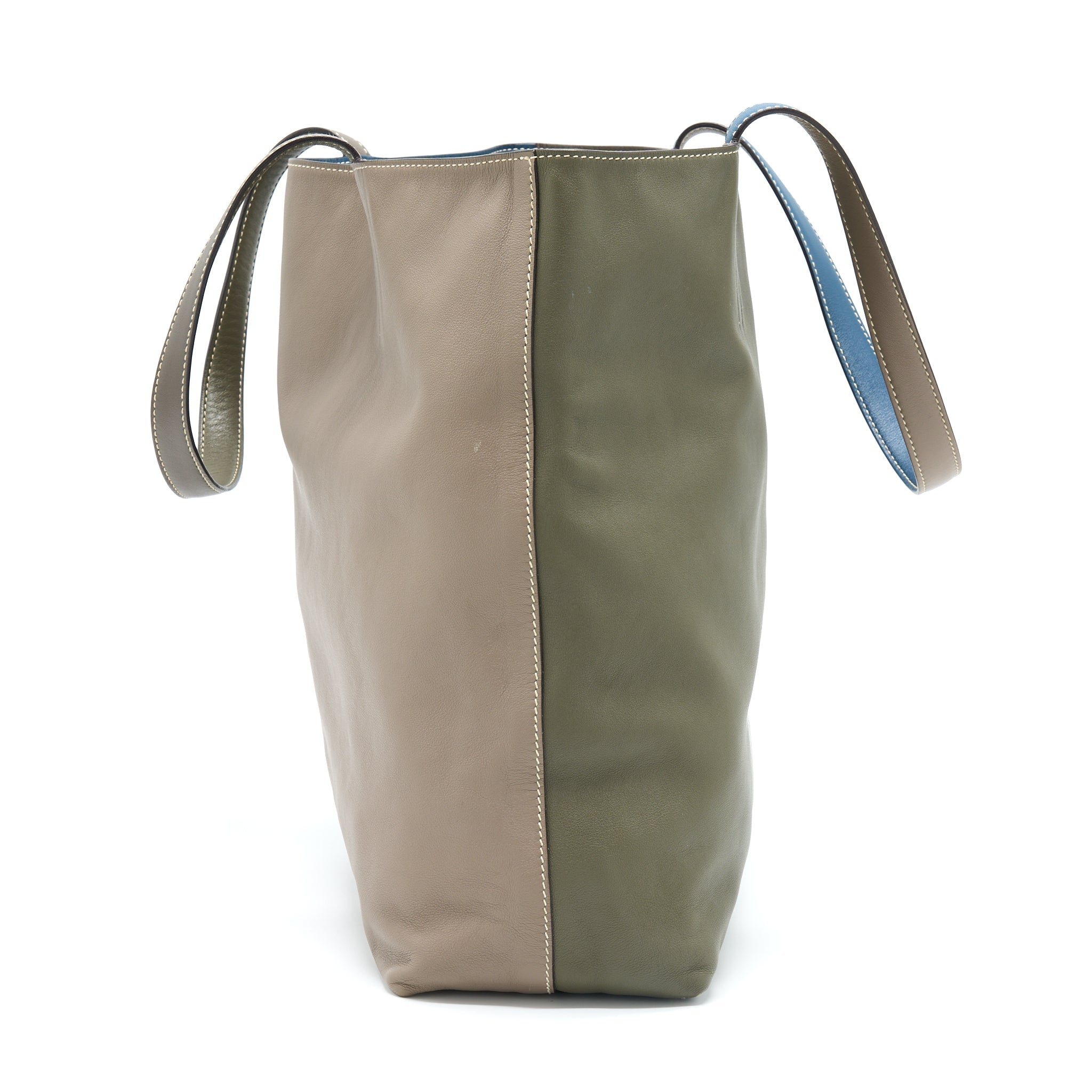 HERMES DOUBLE SENSE BAG DARK ETOUPE/MULTICOLOUR