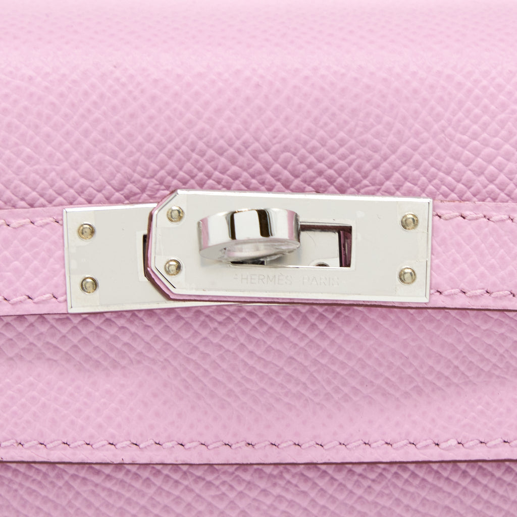 HERMES KELLY 25 EPSOM X9 MAUVE SYLVESTRE SHW