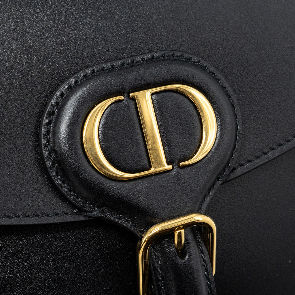 DIOR SMALL BOBBY BAG BOX CALFSKIN BLACK GHW