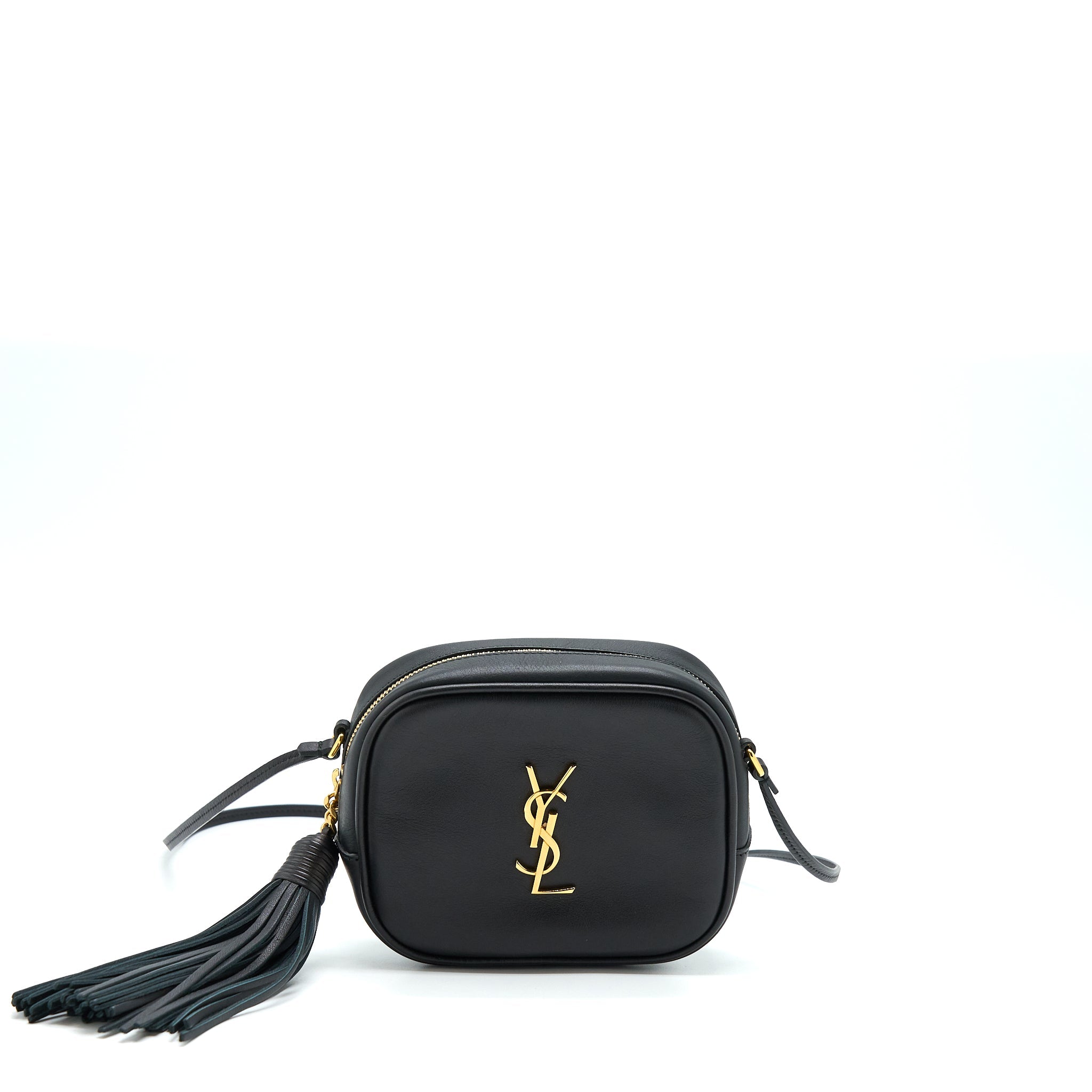 SAINT LAURENT/ YSL MINI CAMERA CROSSBODY BAG BLACK GHW