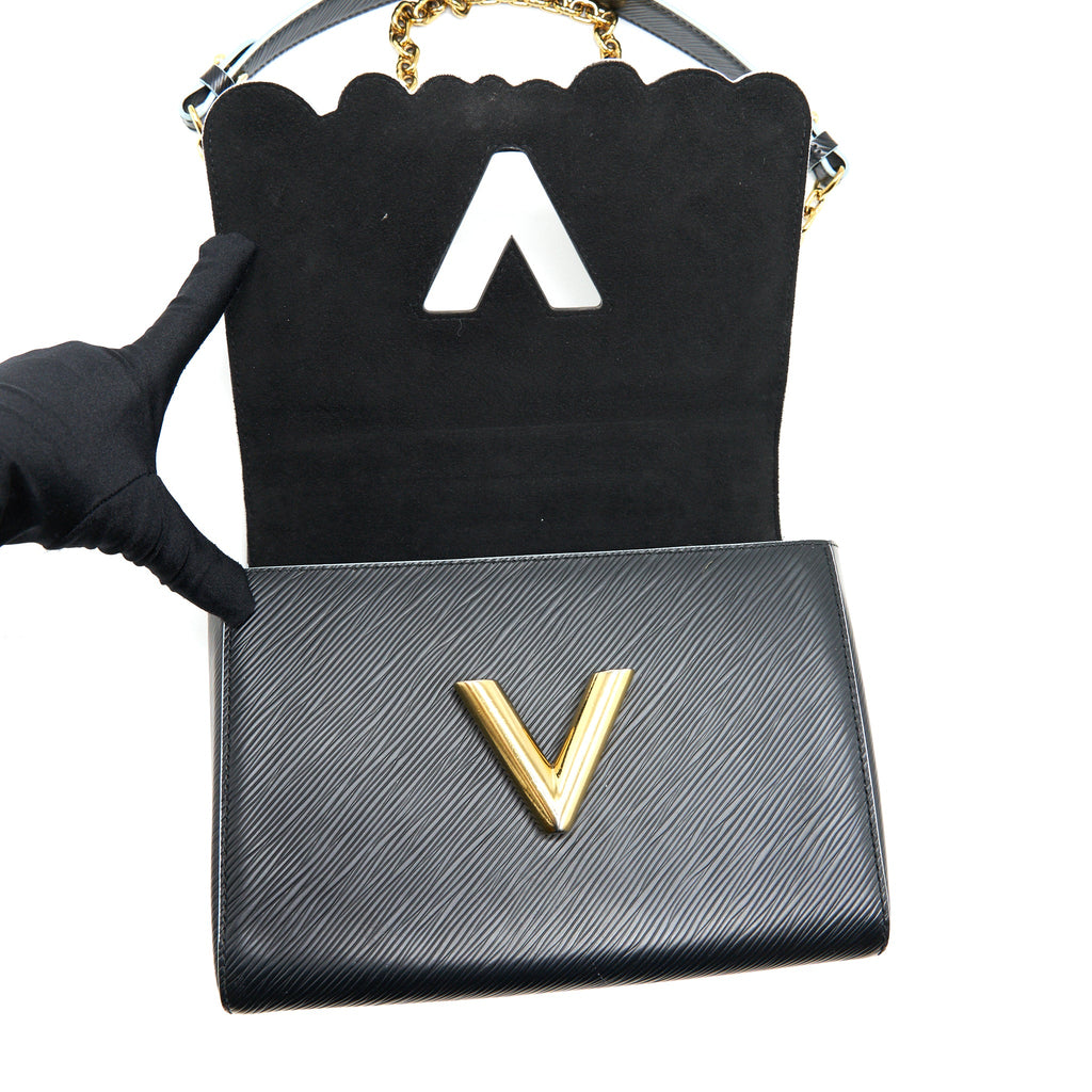 LOUIS VUITTOM LIMITED EDITION TWIST BAG BLACK GHW
