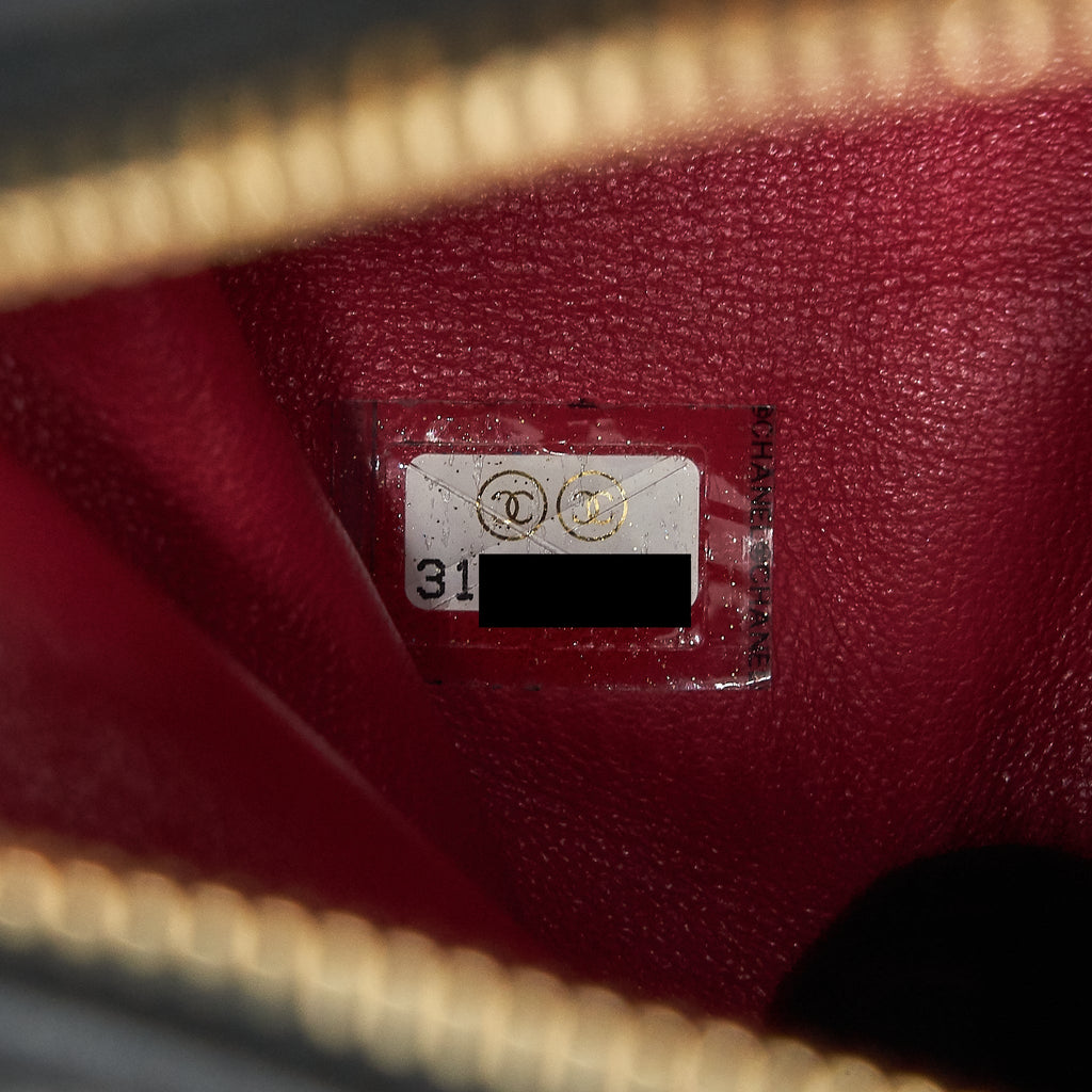 CHANEL HOBO CROSSBODY BAG LAMBSKIN BLACK GHW