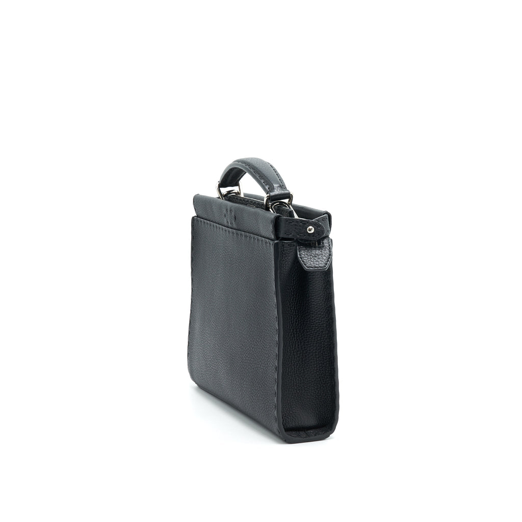 FENDI PEEKABOO ICONIC FIT MINI BLACK WITH SHW