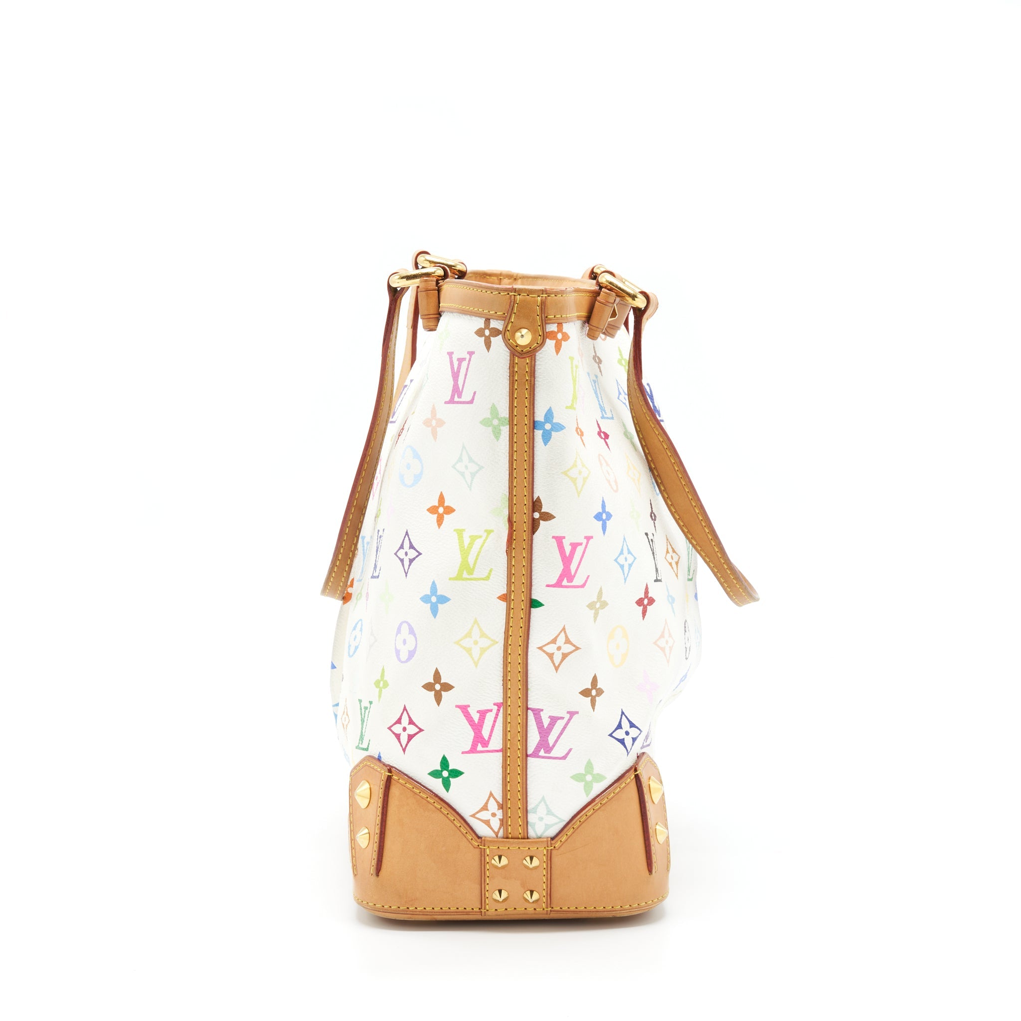 LOUIS VUITTON TOTE BAG WHITE MONOGRAM MULTICOLOUR GHW