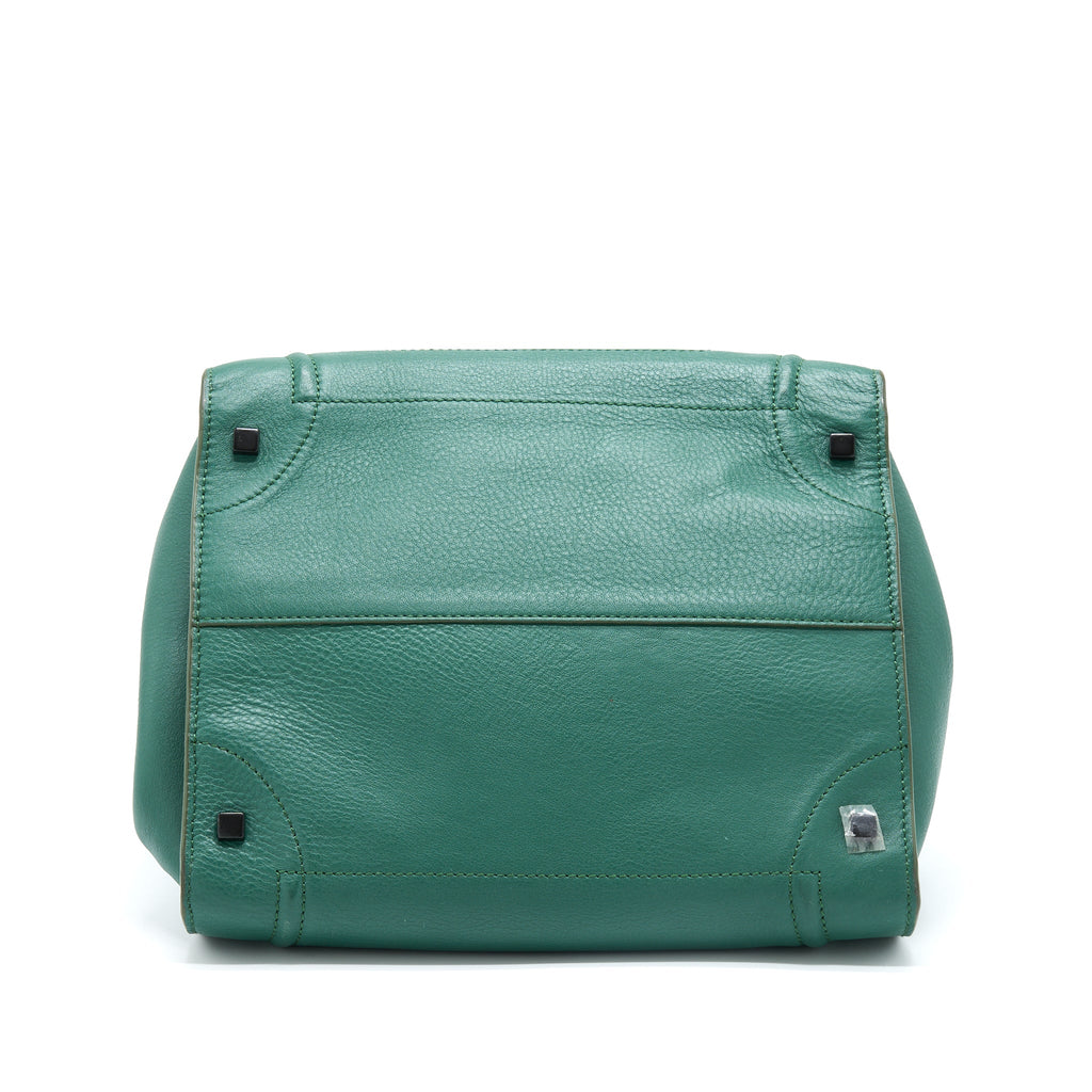 CELINE PHANTOM TOTE BAG DARK GREEN