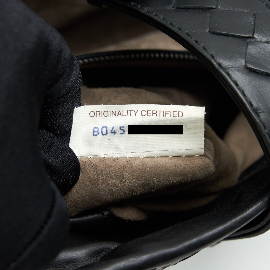 BOTTEGA VENETA INTRECCIATO ROMA BAG BLACK