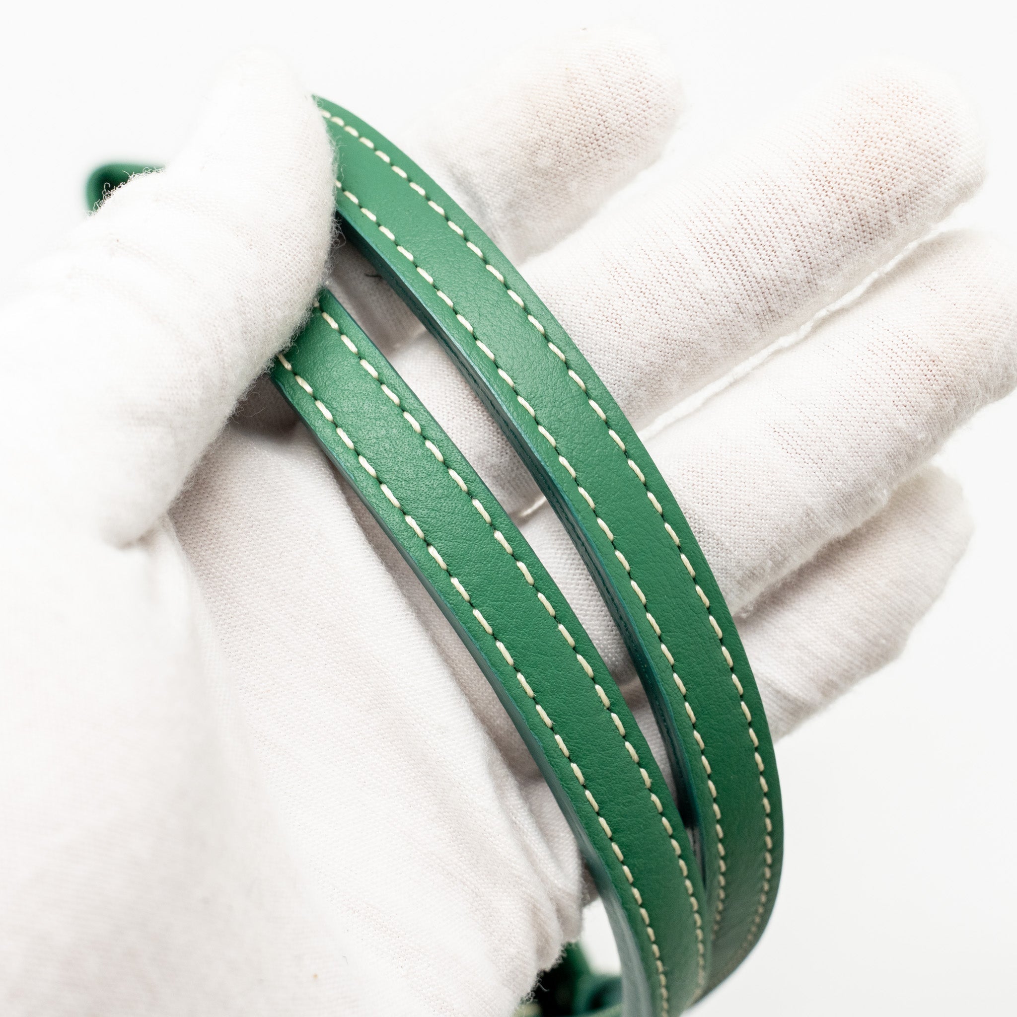 GOYARD MINI ANJOU TOTE BAG GOYARDLINE CANVAS GREEN SHW