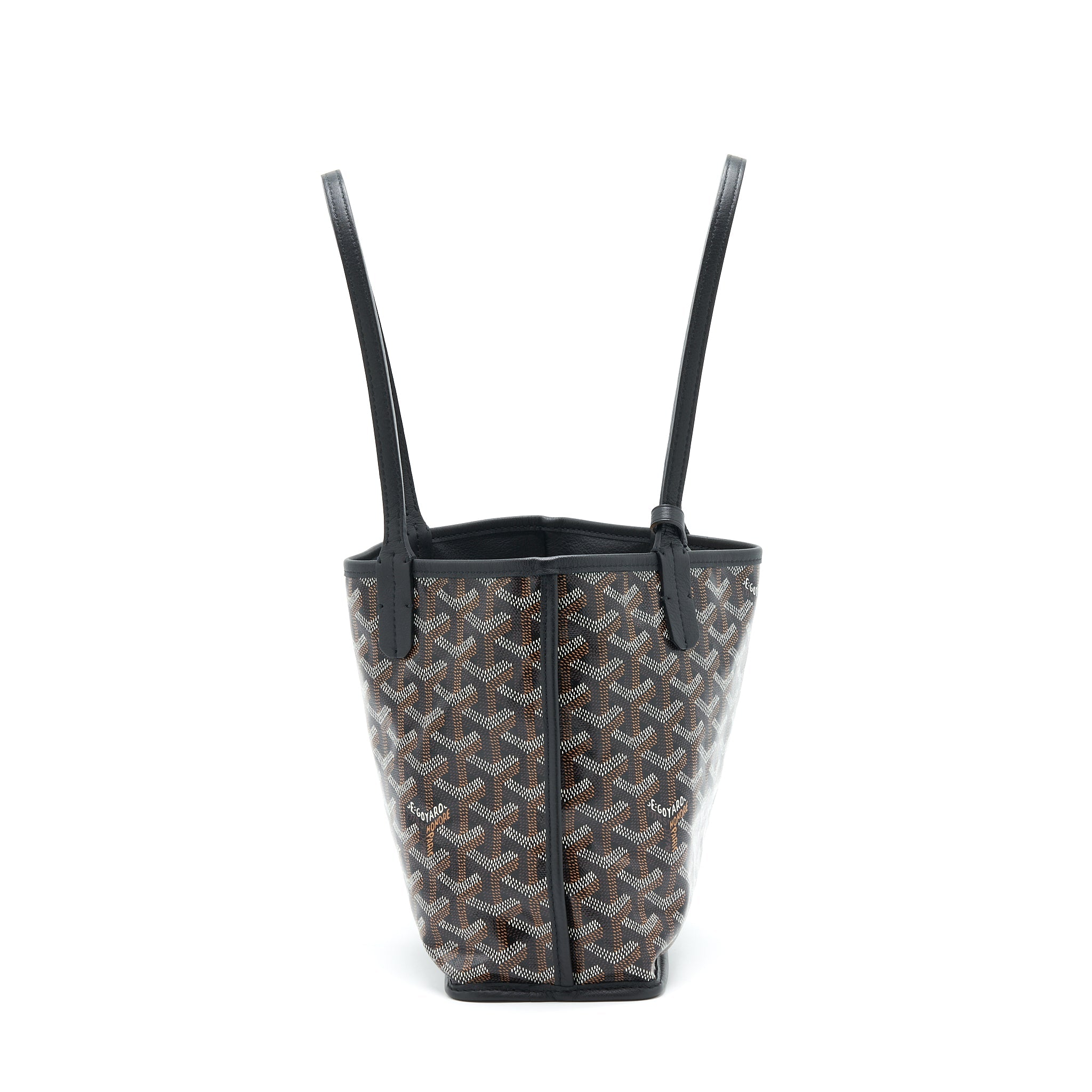 GOYARD ANJOU MINI REVERSIBLE TOTE BLACK/MULTICOLOUR