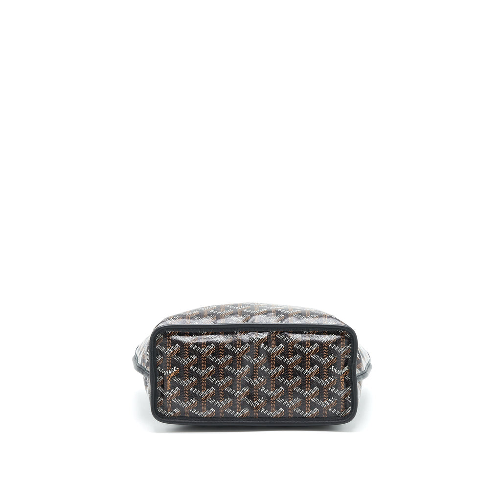 GOYARD ANJOU MINI REVERSIBLE TOTE BLACK/MULTICOLOUR