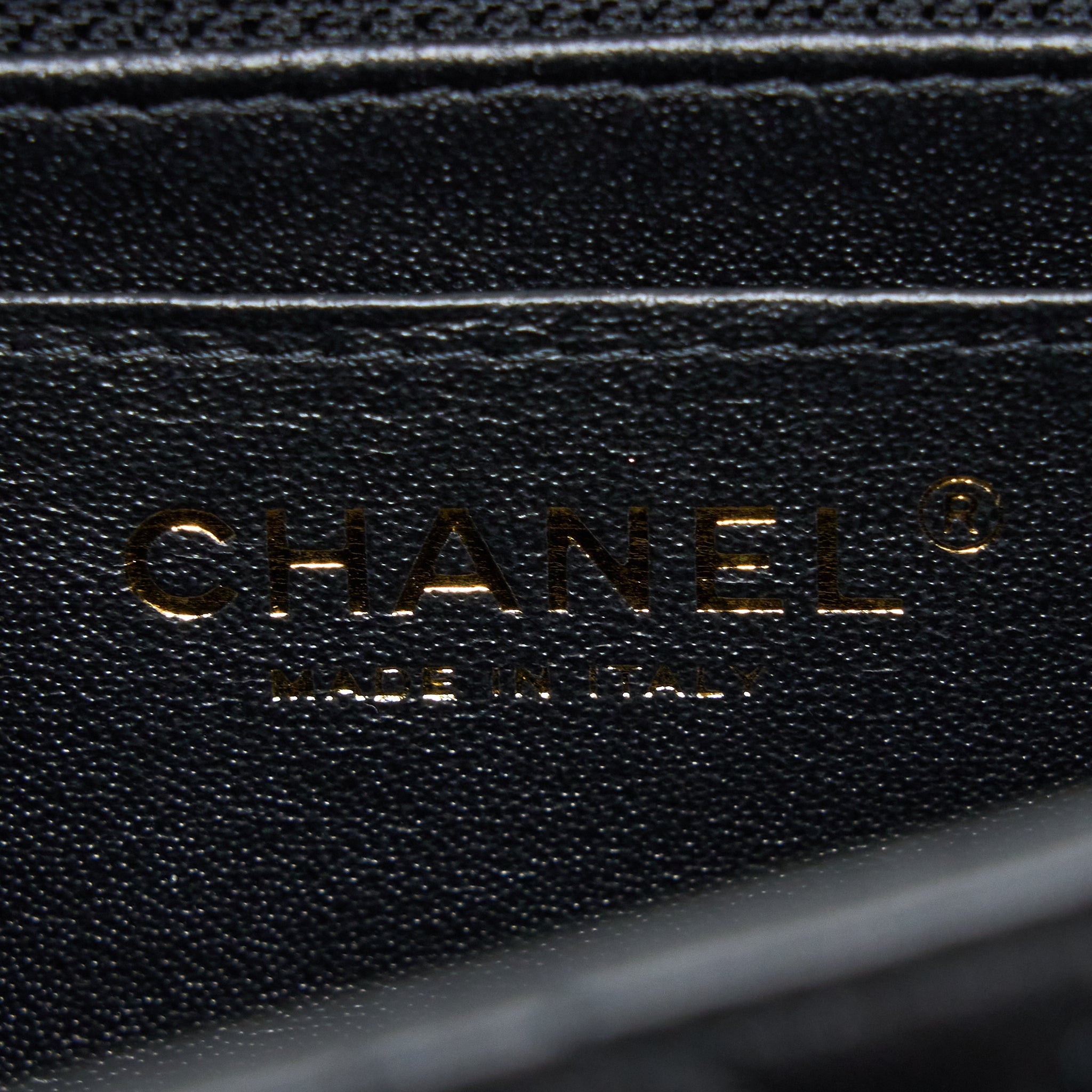 CHANEL MINI SQUARE FLAP BAG LAMBSKIN BLACK LGHW (MICROCHIP)