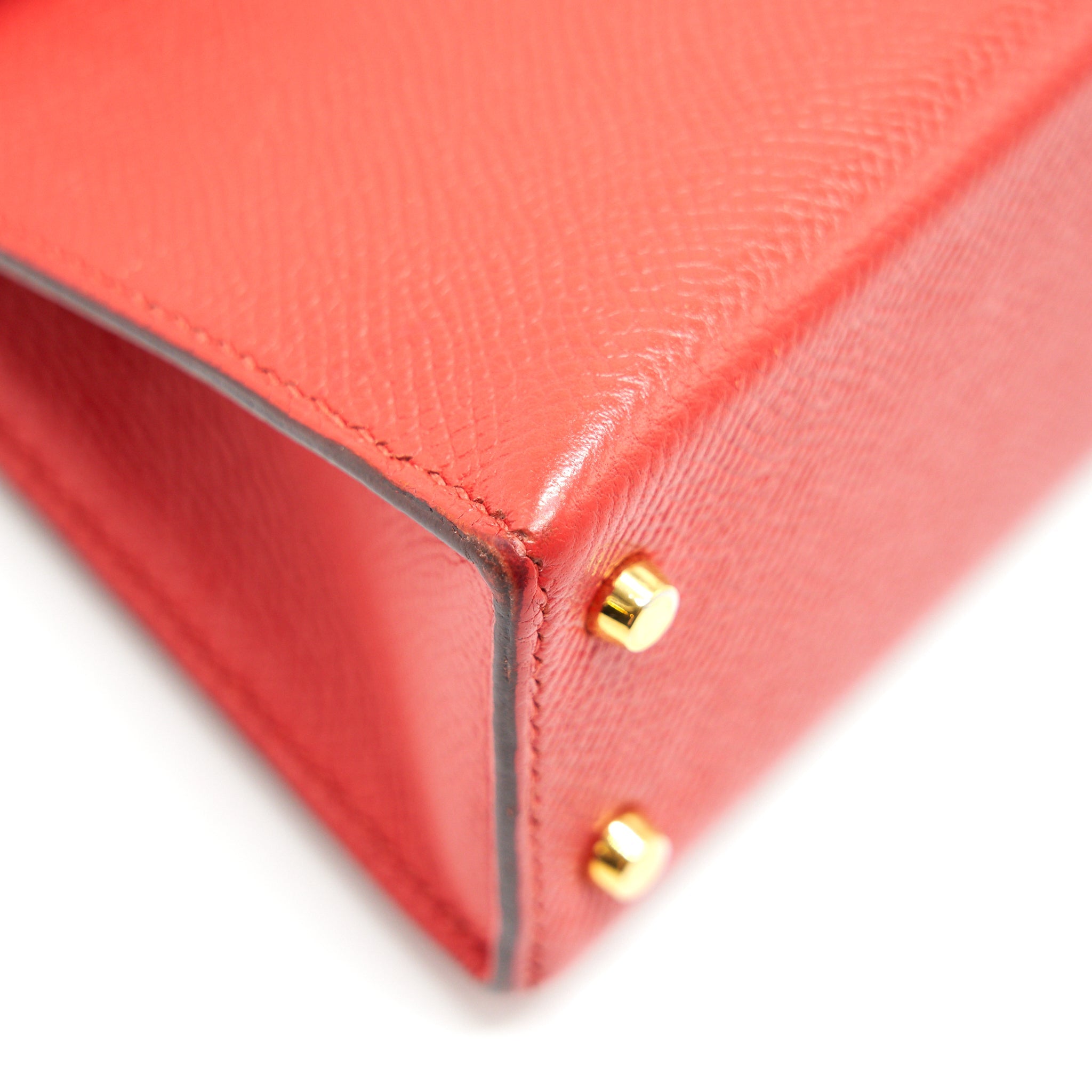 HERMES SAC MINI KELLY Ⅱ ROUGE TOMATE