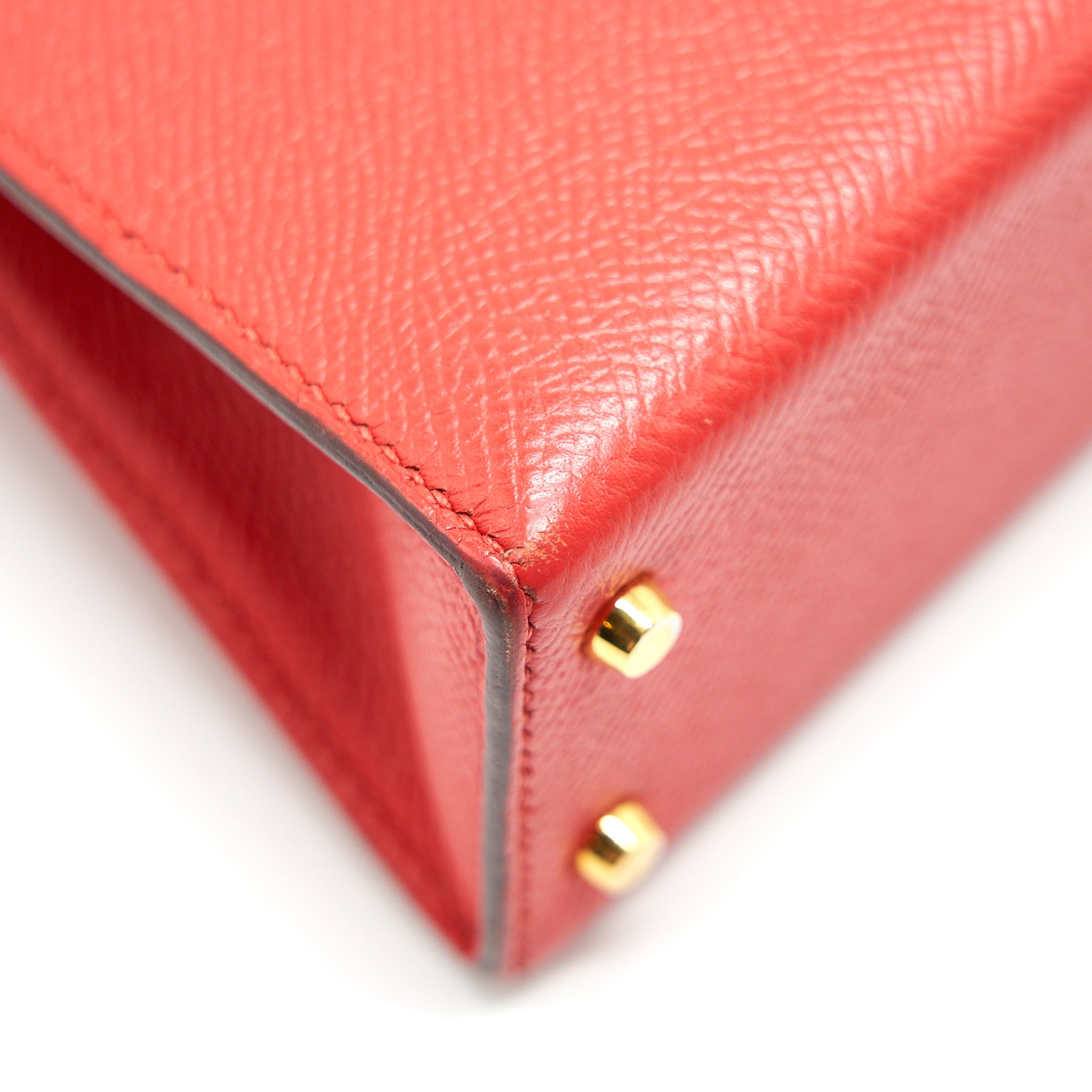 HERMES SAC MINI KELLY Ⅱ ROUGE TOMATE